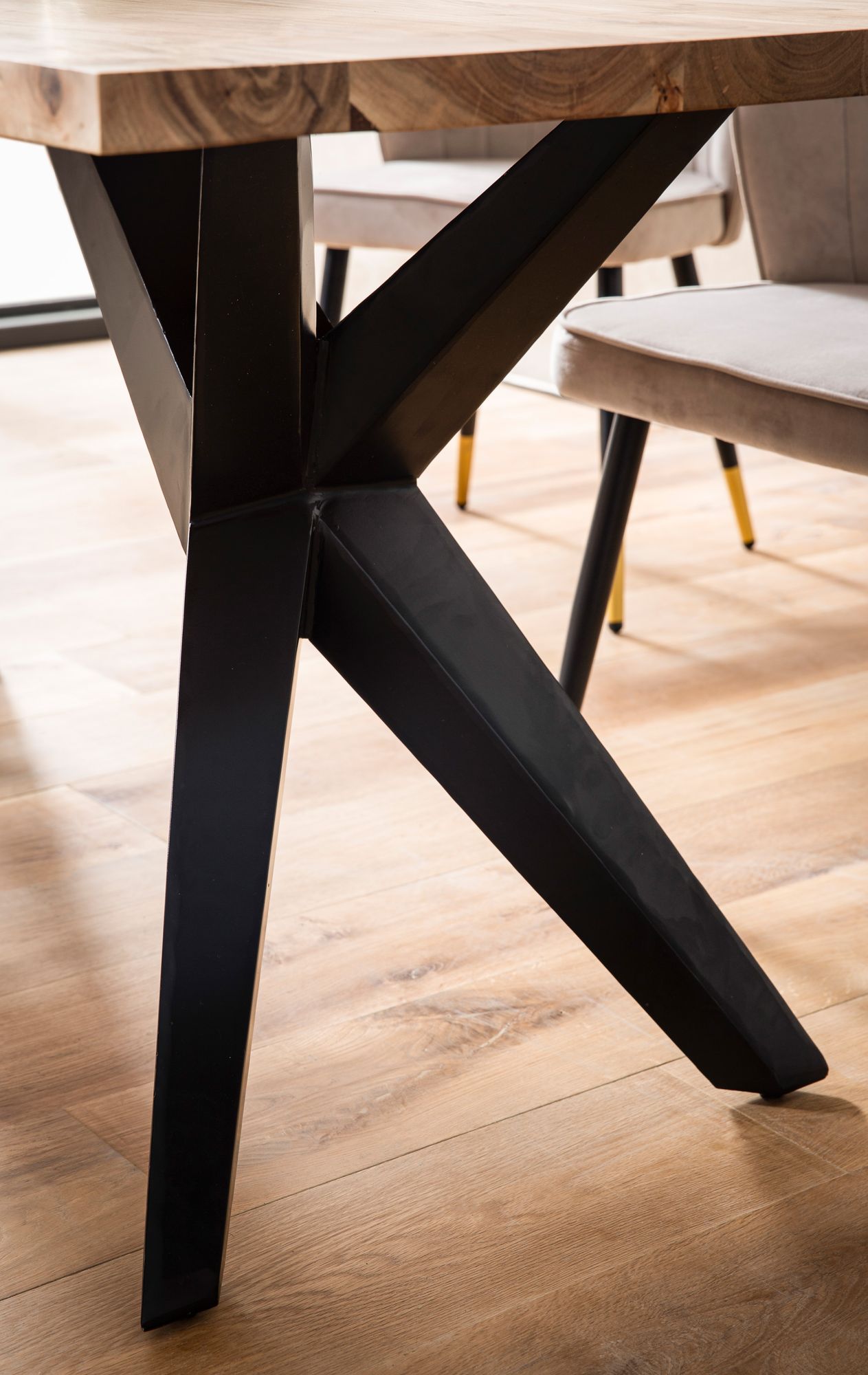 Esstisch Kleive Akazie Massivholz 180 × 90 × 76 cm