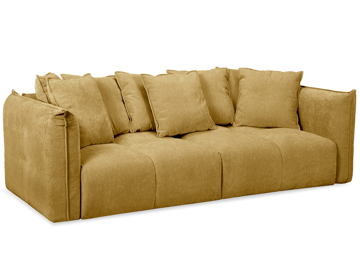 Bobochic Harlem Sofa 3-Sitzer Stoff Gelb