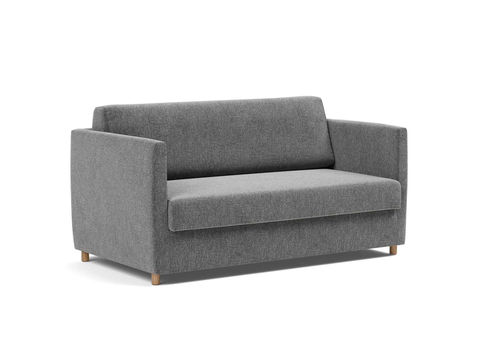 Schlafsofa Olan Strukturierter Stoff Twist 563-Charcoal