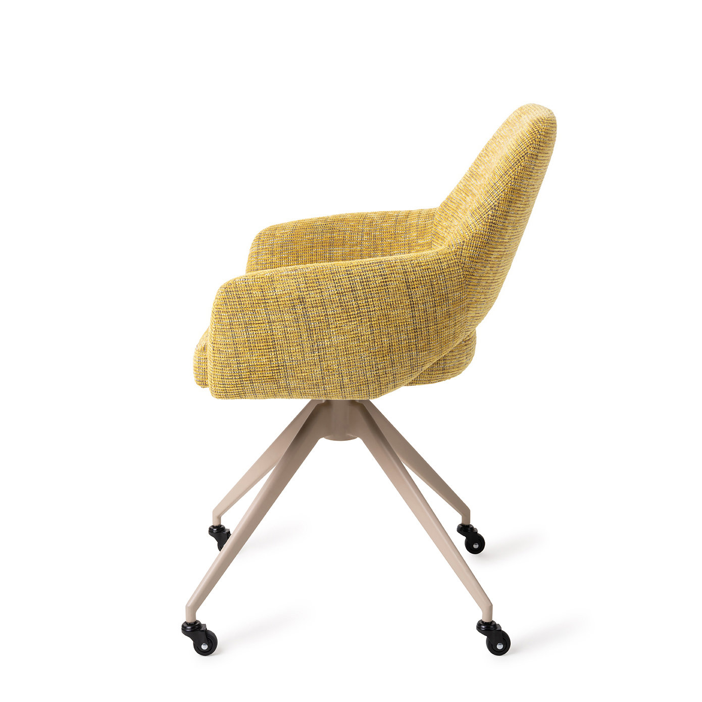 Jesper Home Esszimmerstuhl Yanai Lemon Lines Glide Beige