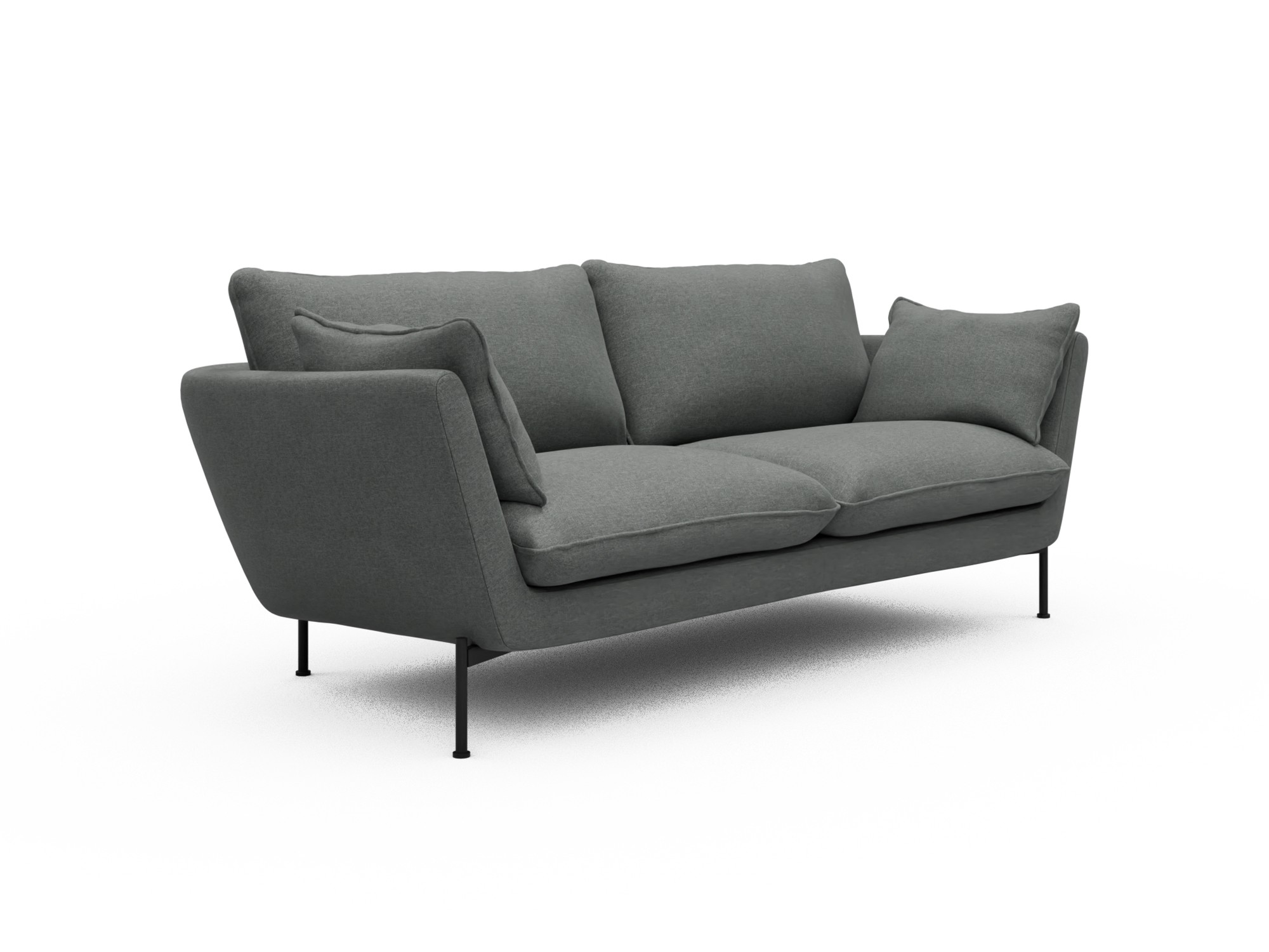 Skandi Home Sofa Anton 2-Sitzer Satya-Steel moebelfaktor
