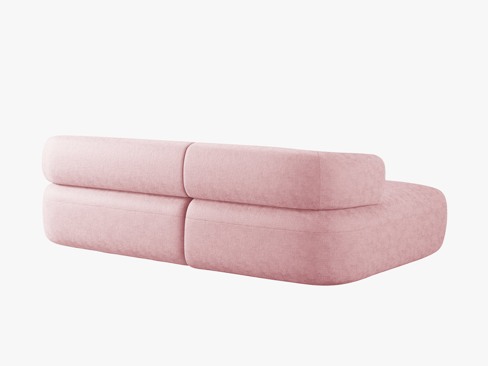 Micadoni 5-Sitzer Ecksofa Jenny Links Chenille Perfect Harmony Rosa