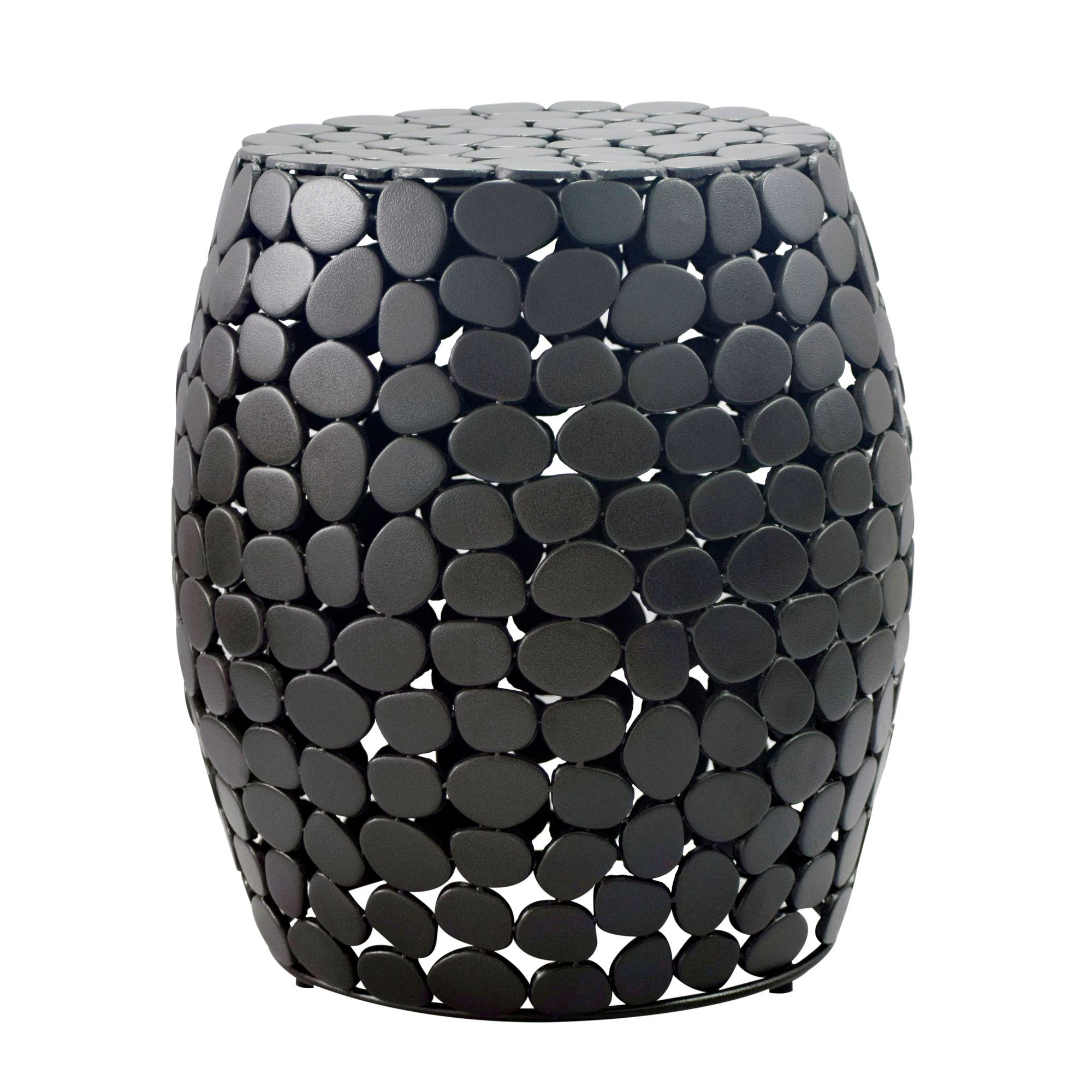 Beistelltisch Kaupanger Aluminium Schwarz Ø 40 cm