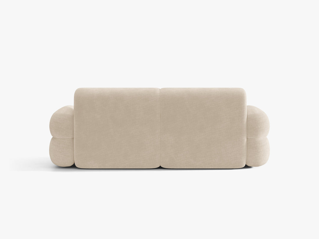 Micadoni Neo Sofa 3-Sitzer Chenille Golden Helles Beige
