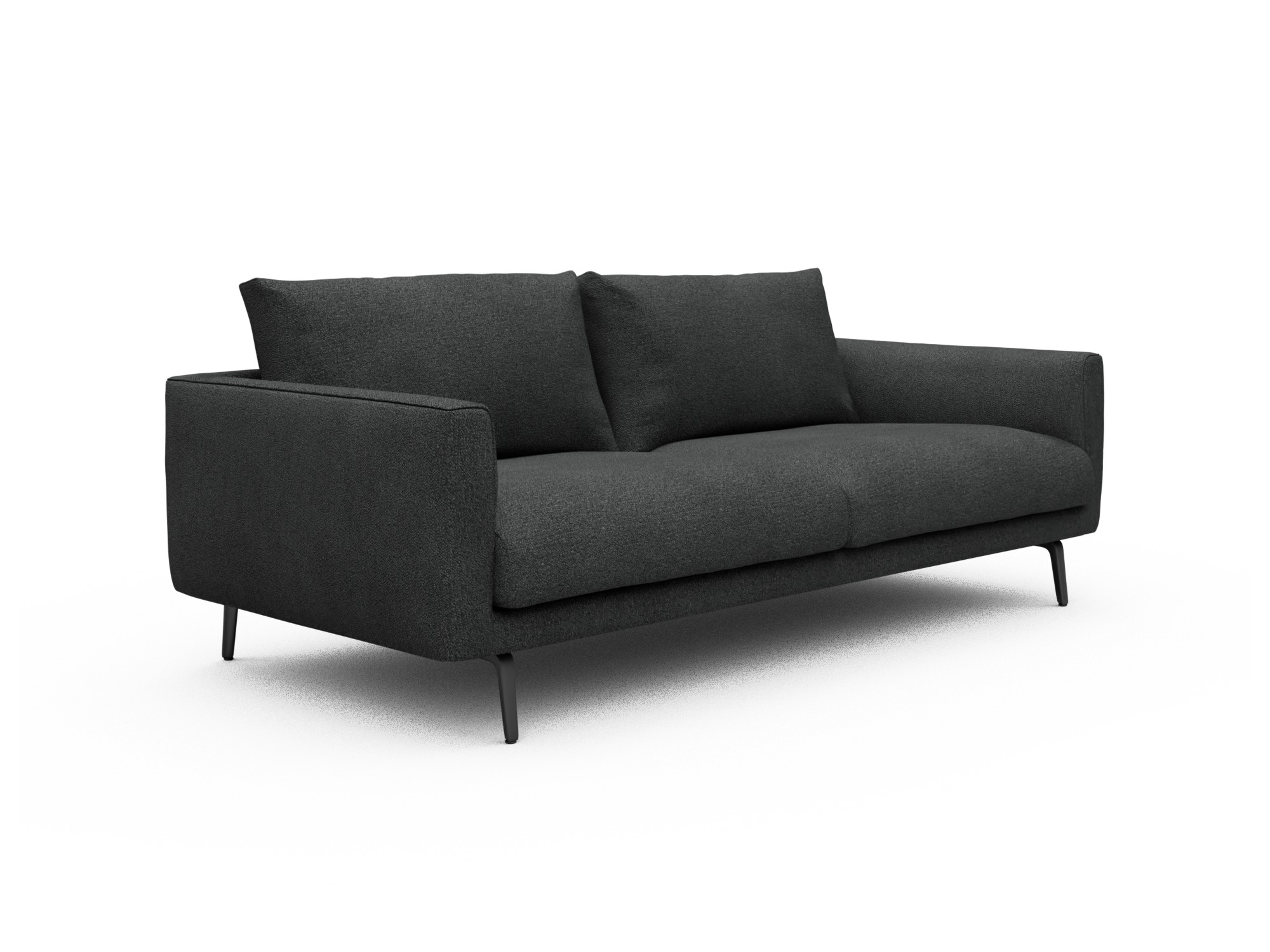 Skandi Home Sofa Karl 3-Sitzer Boucle-Charcoal moebelfaktor