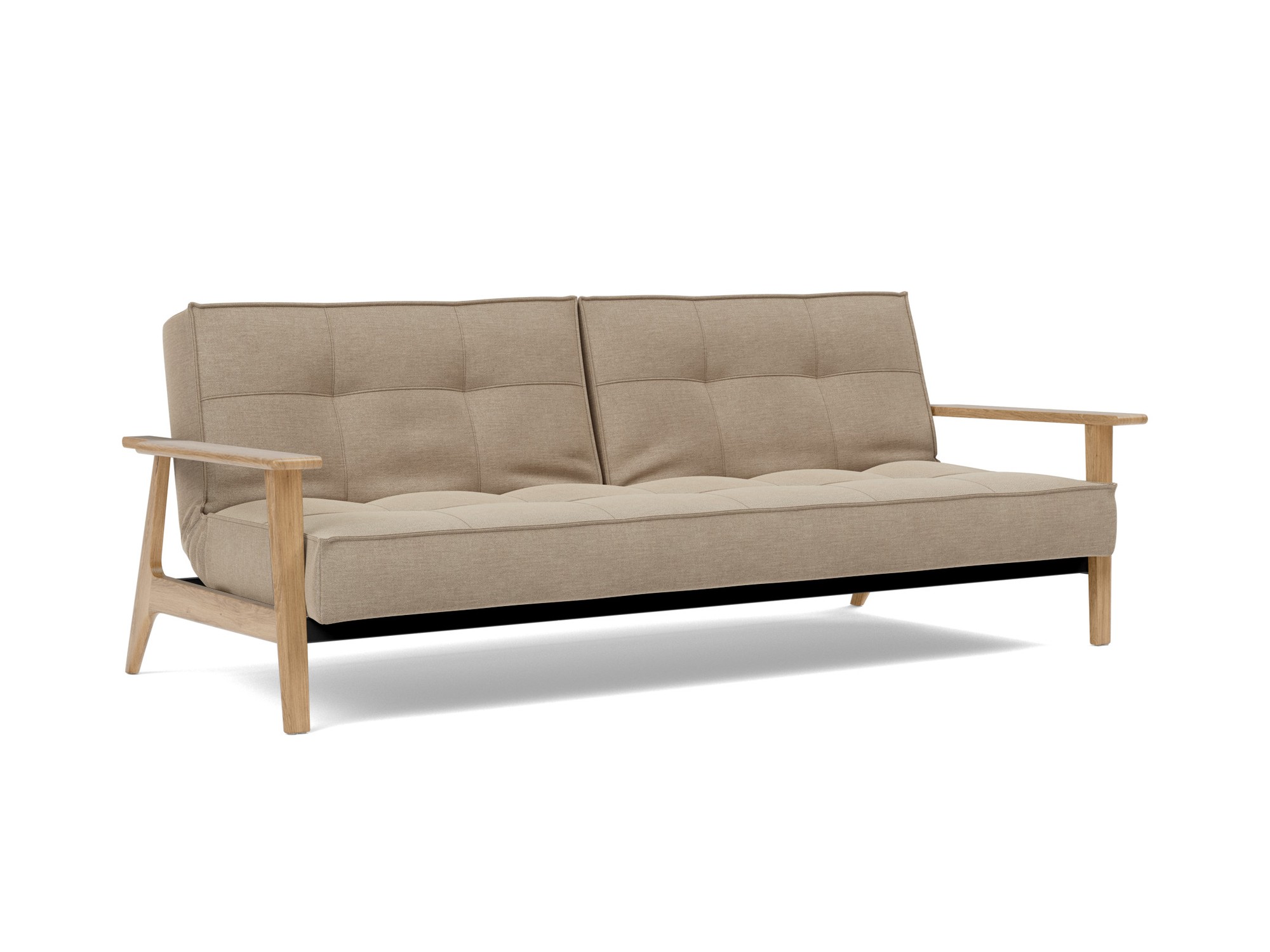 Schlafsofa Splitback Frej Flachgewebe Phobos 587-Mocha