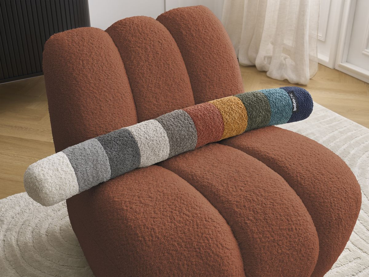 Bobochic Janissaire Sessel 81 × 90 cm Bouclé-Stoff Orange