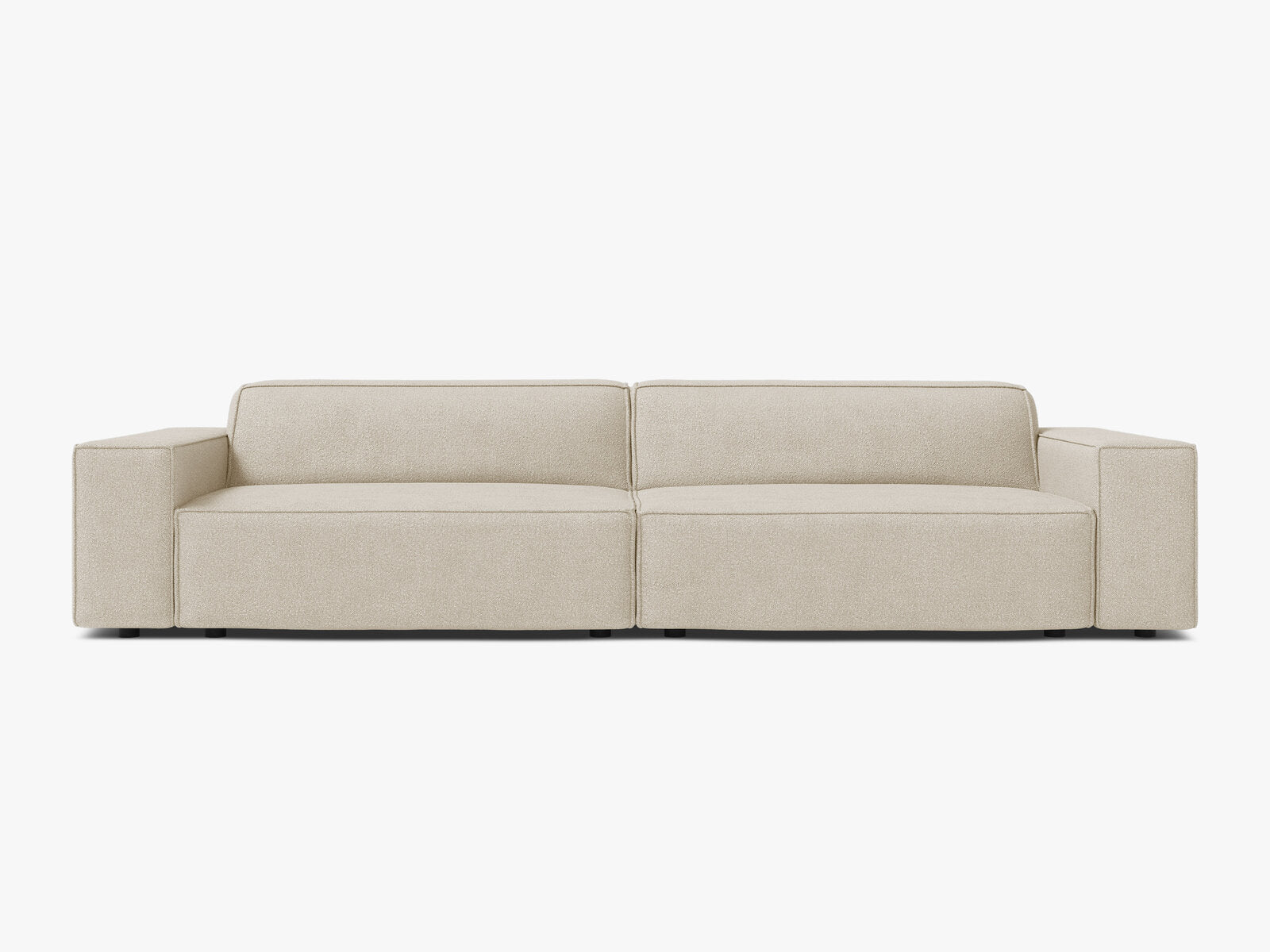 Micadoni Sofa Jodie 4-Sitzer Boucle Baloo Beige