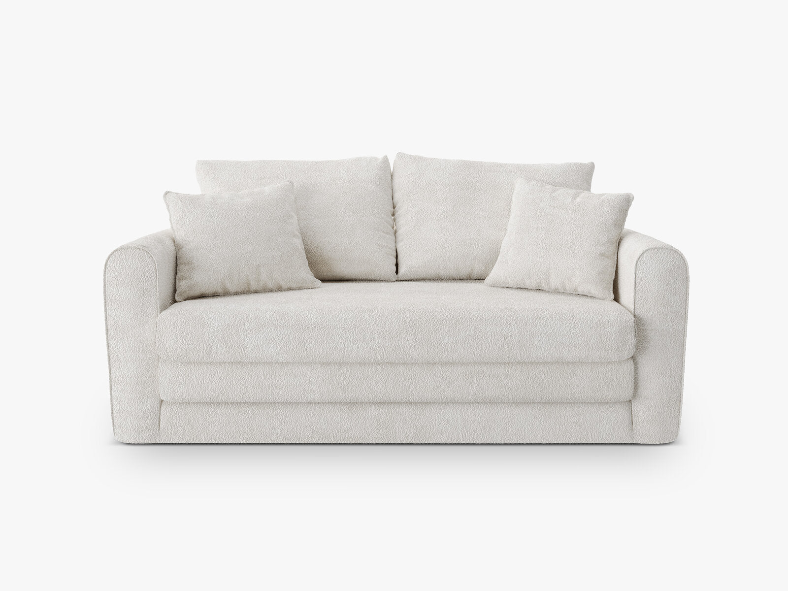Micadoni Sofa Lido 2-Sitzer Boucle Helles Beige