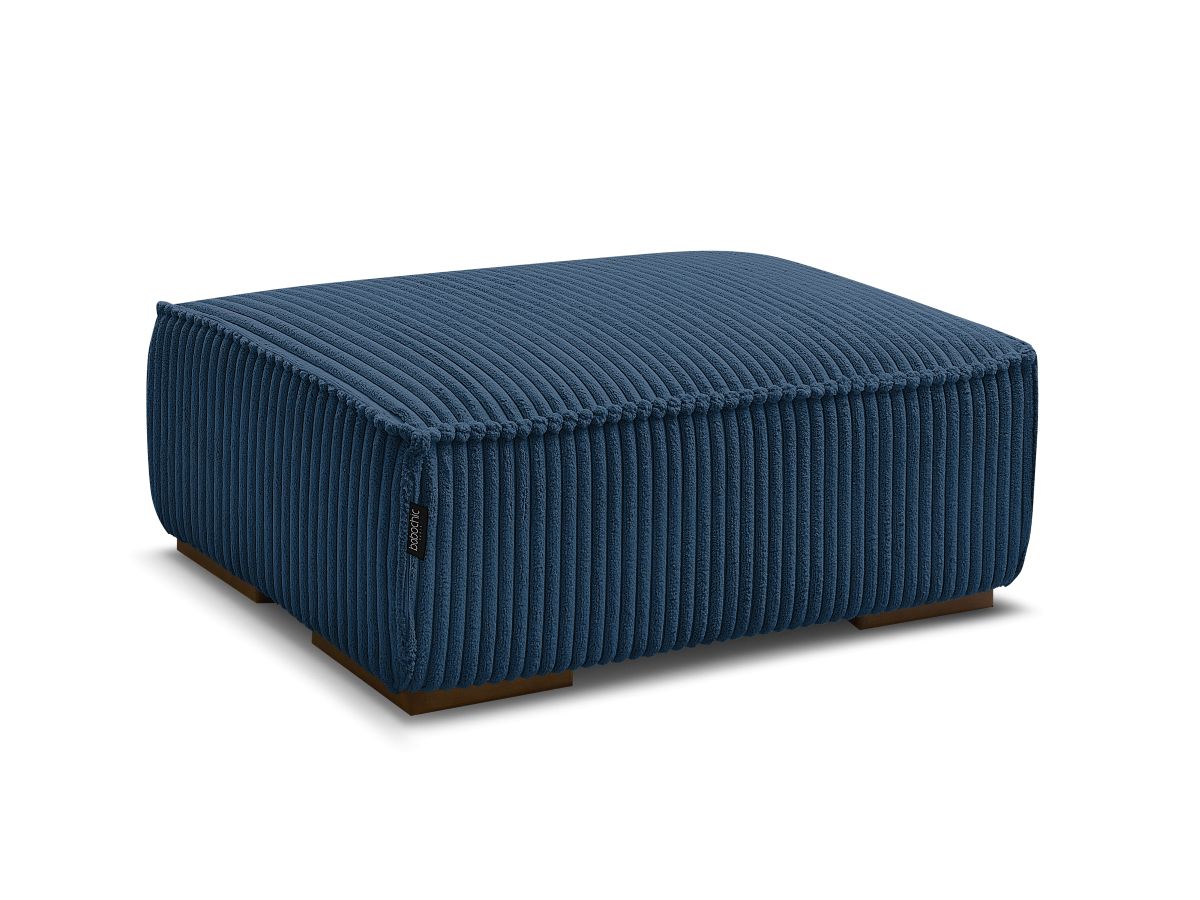 Bobochic Chelsea Pouf Breitcord weich Dunkelblau