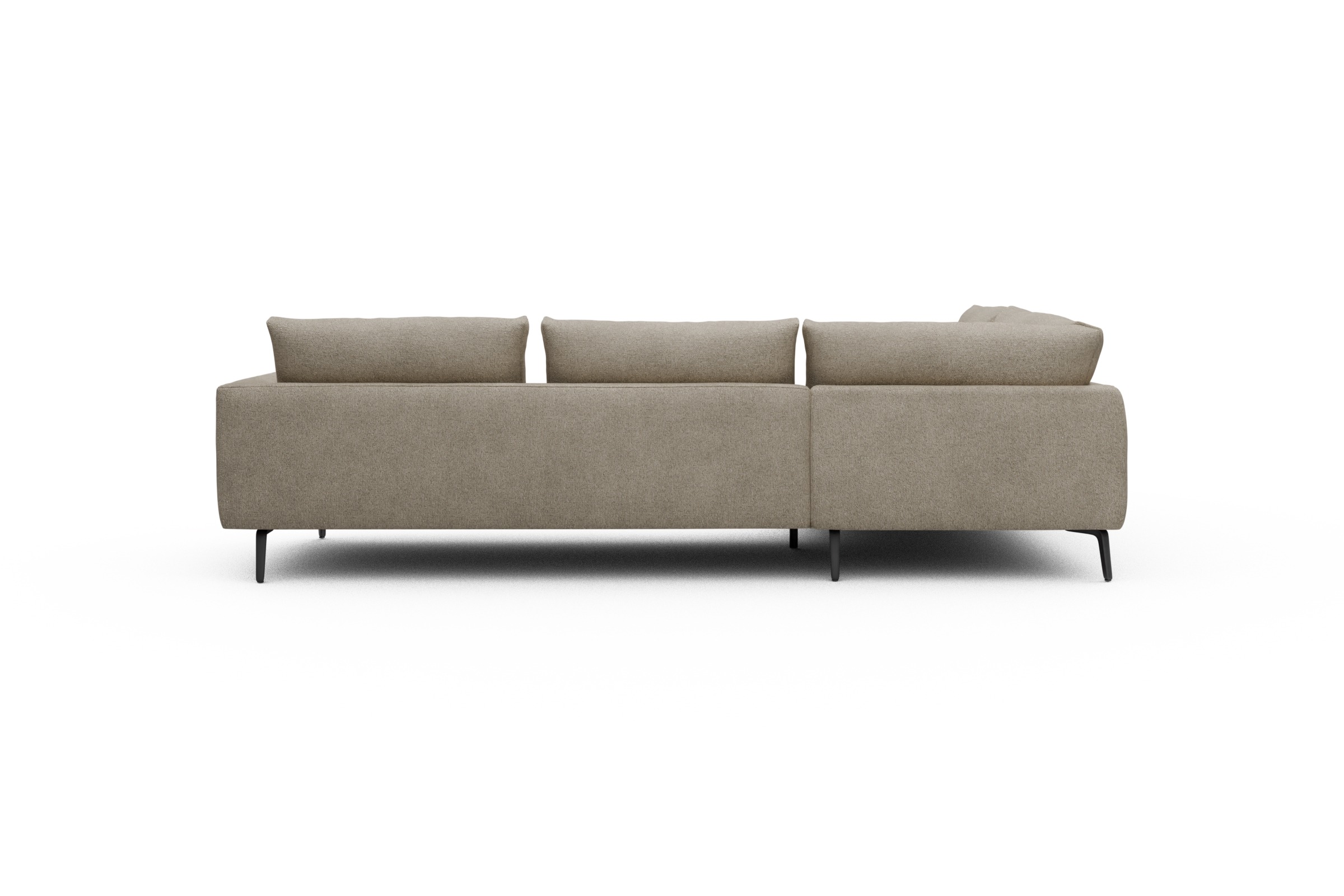 Ecksofa Karl Relax-Ecke links mit 2,5-Sitzer Boucle-Belge