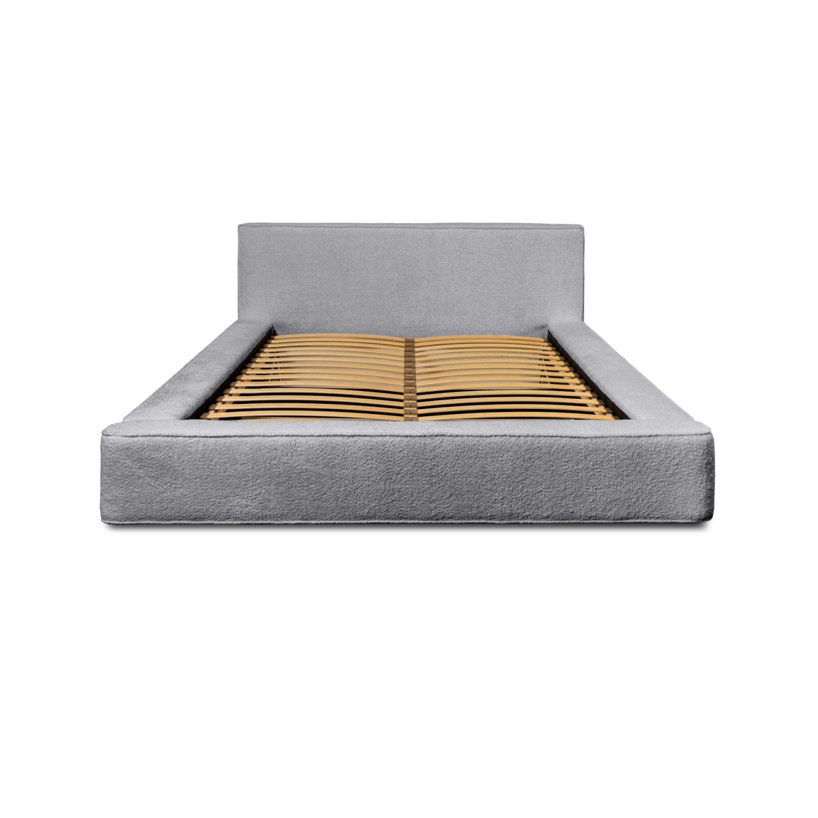 Polsterbett Delano Boucle 160x200 mit Holzrahmen Euphoria 17 Dove