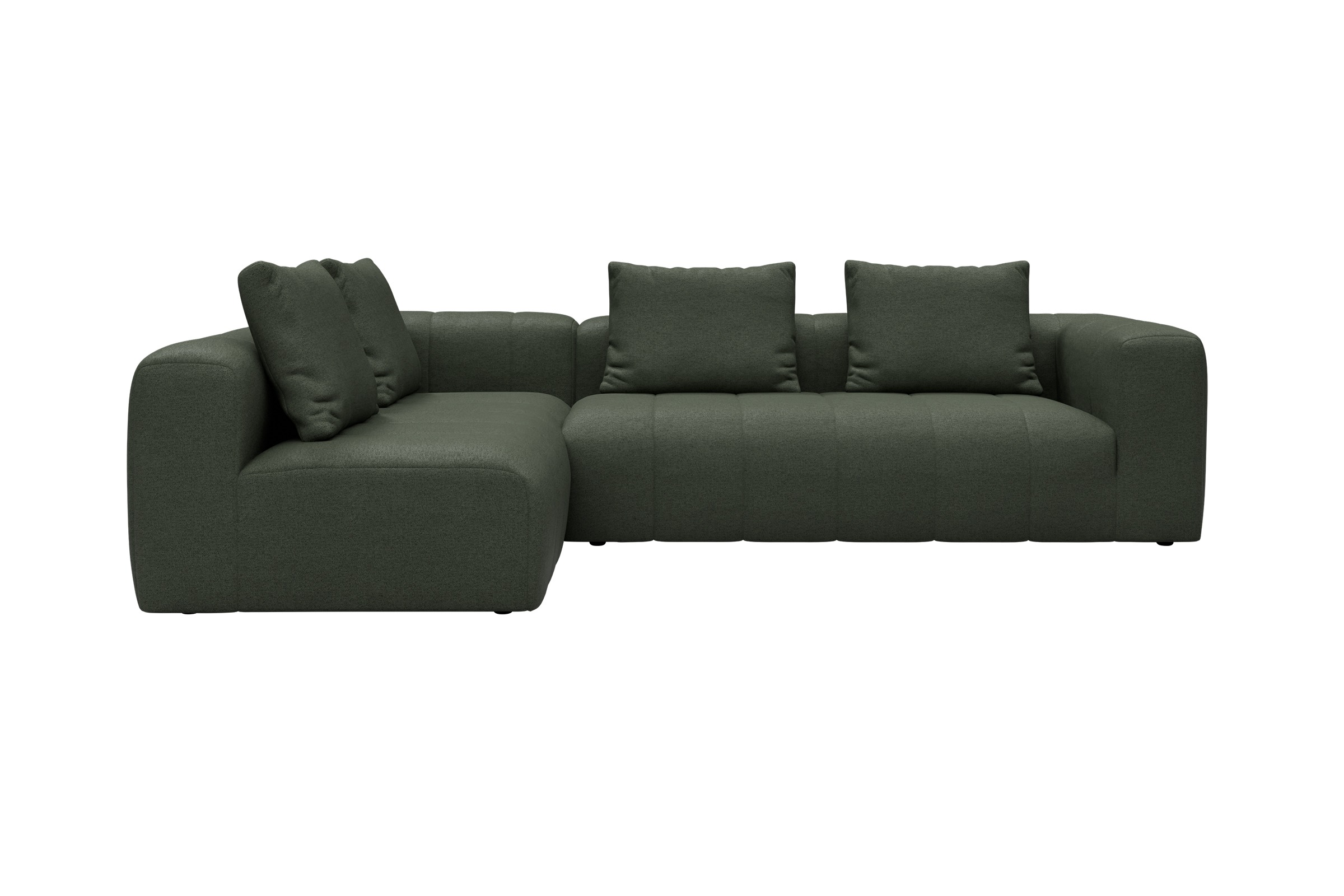 Hugo 2x 2,5-Sitzer Armlehne rechts Denari-Forest-Green moebelfaktor