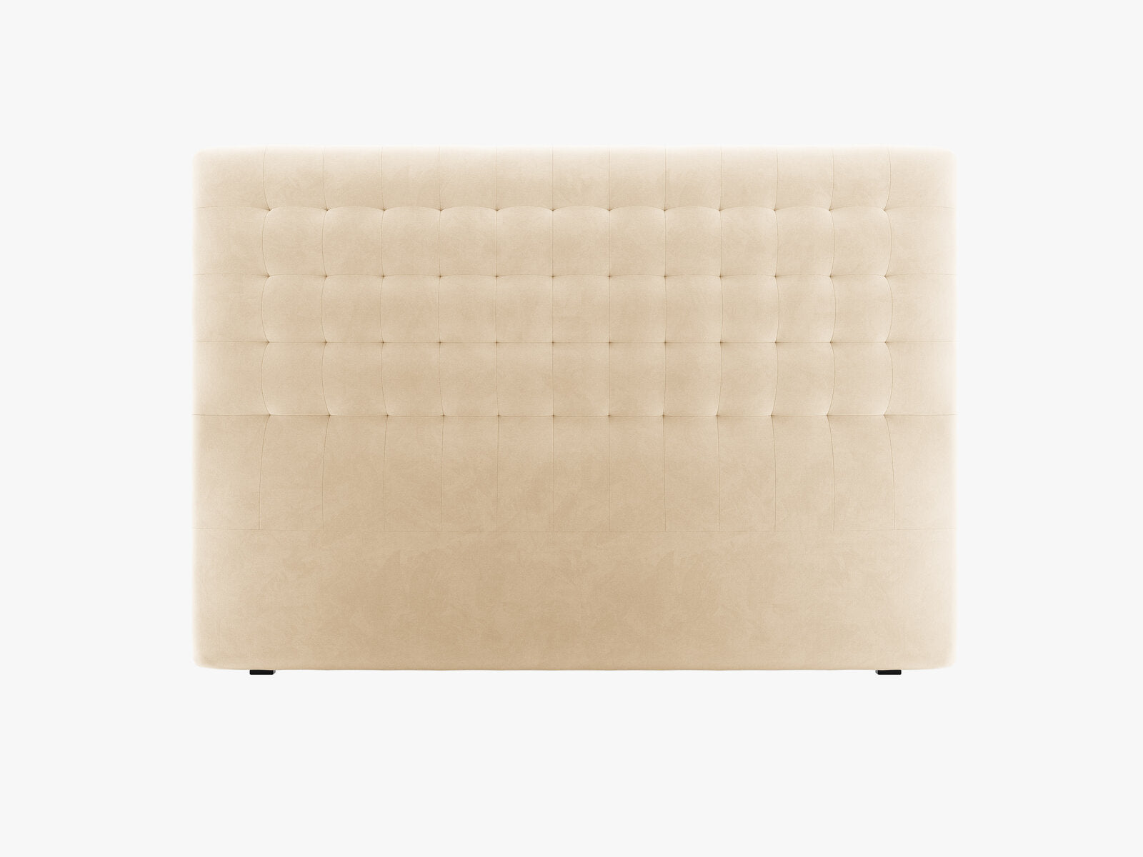 Micadoni Nova Samtiger Kopfteil 120 cm (H 120 cm) Samt Paris Nude 180x120