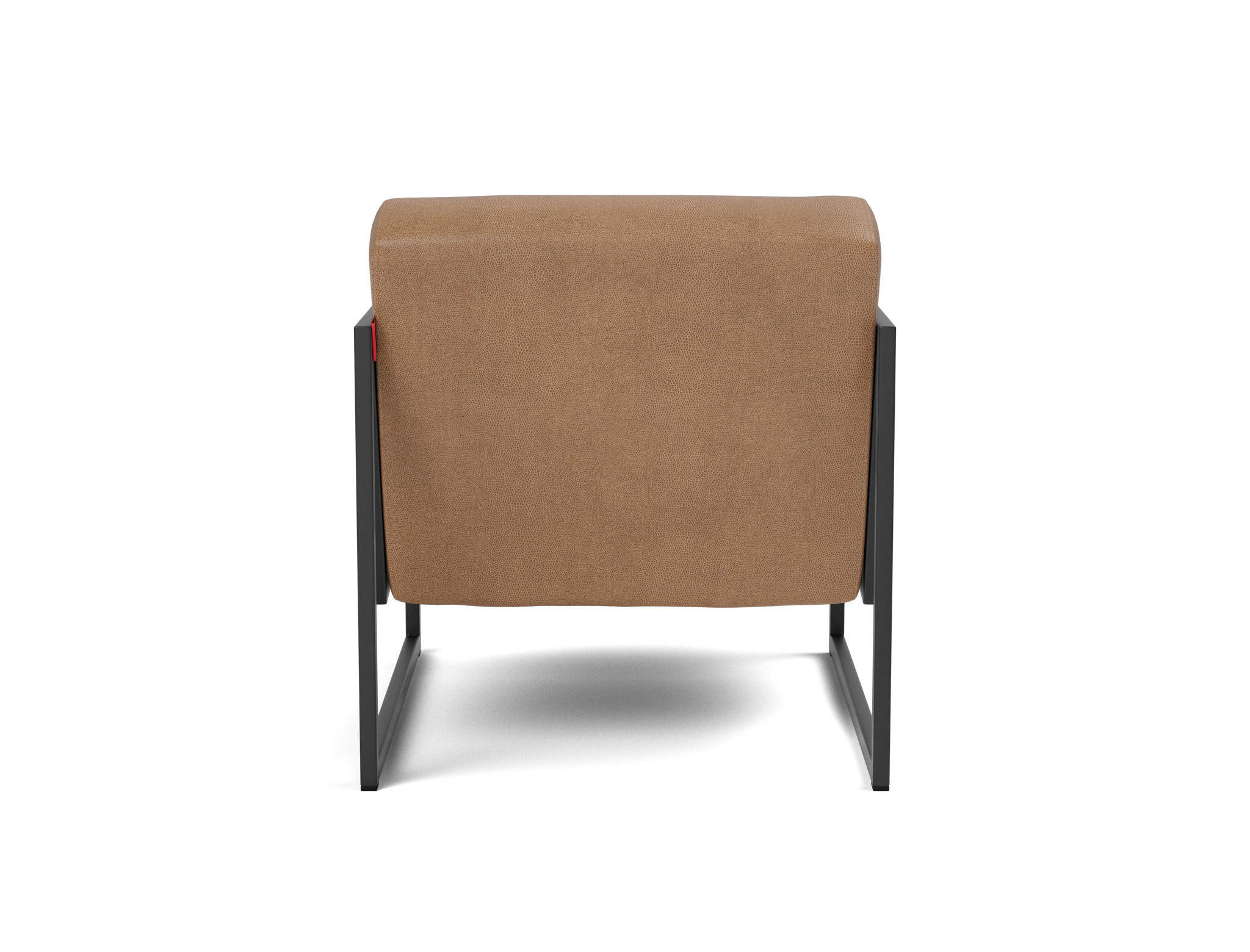 Sessel Vikko mit Armlehnen Lederoptik Faunal 551-Brown