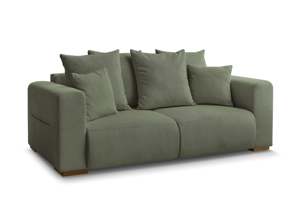 Bobochic Sidonie Sofa 2-Sitzer Cordsamt Grün