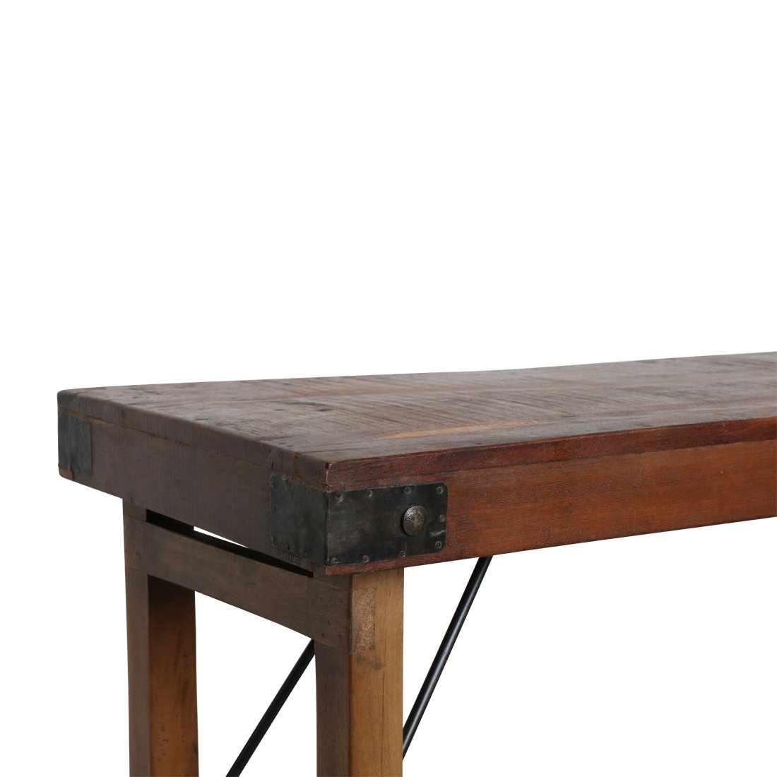 Raw Materials Klappbarer Wandtisch braun 165x40x76cm
