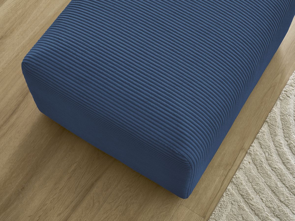Bobochic Tina Pouf Cordsamt Dunkelblau