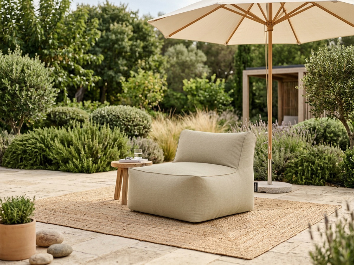 Bobochic Riviera Sofamodul 1-Sitzer Stoff Beige