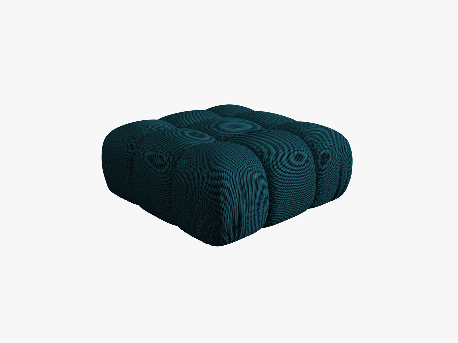 Micadoni Hocker Bellis 3D-Stoff Sonic Marineblau