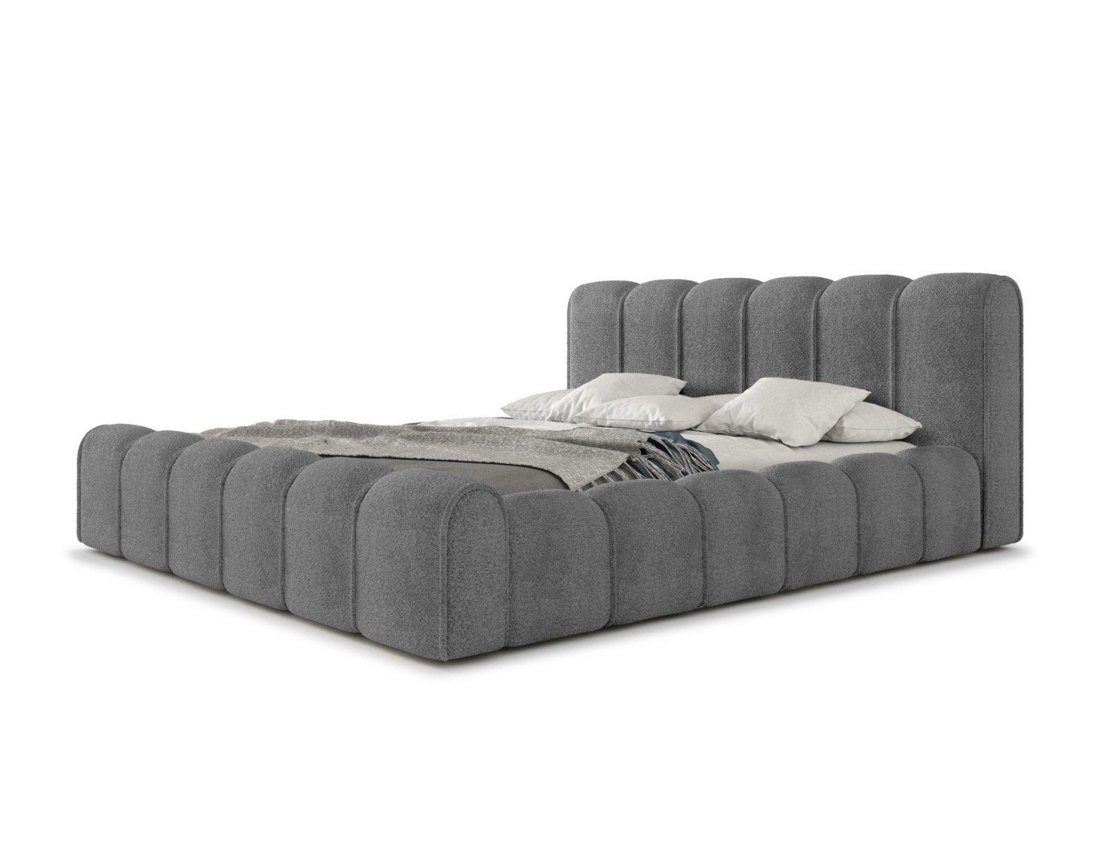 Polsterbett Belio Boucle 180x200 mit Holzrahmen Quelle 92