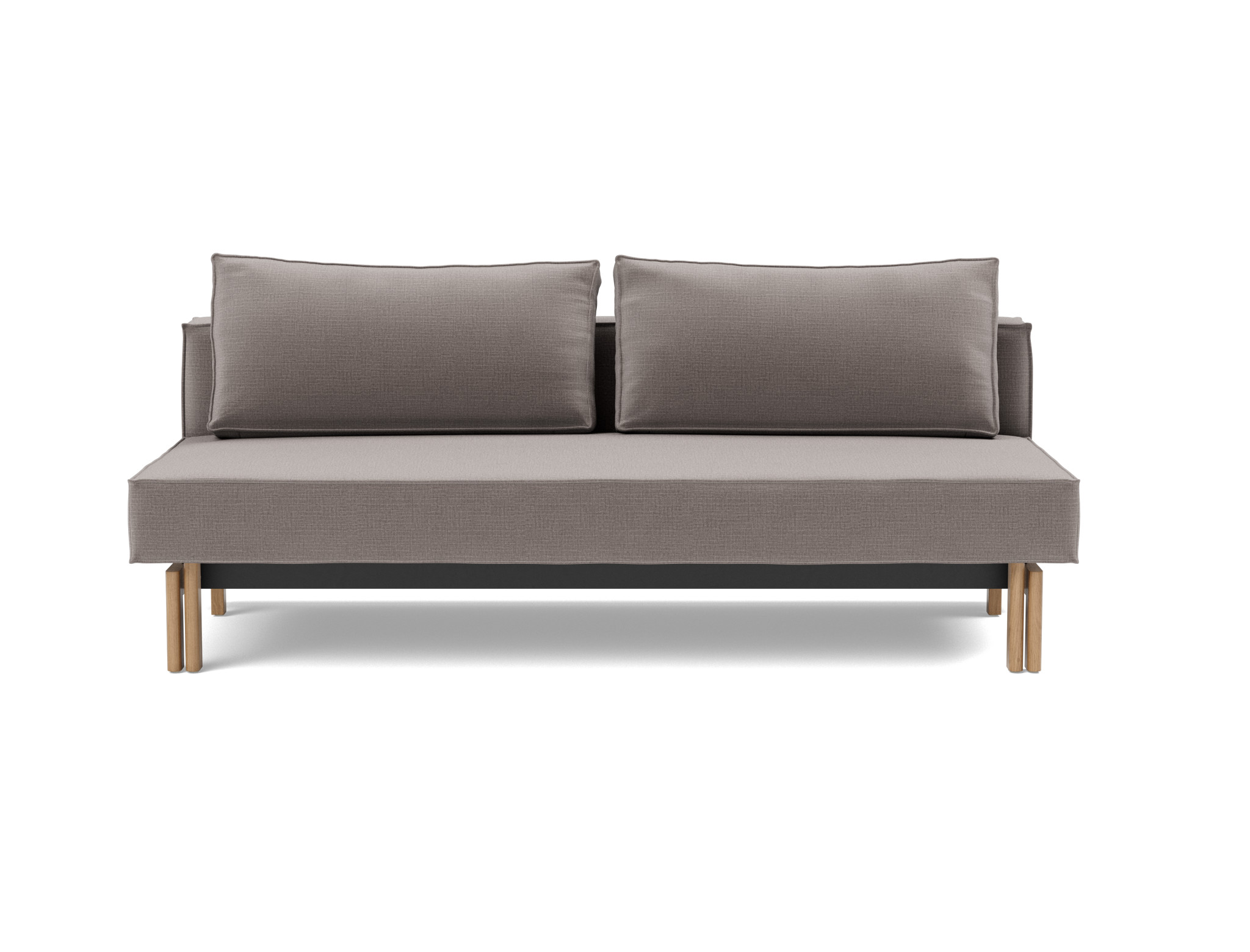 Schlafsofa Sly Chenille Esina 418-Truffle Beine Eiche