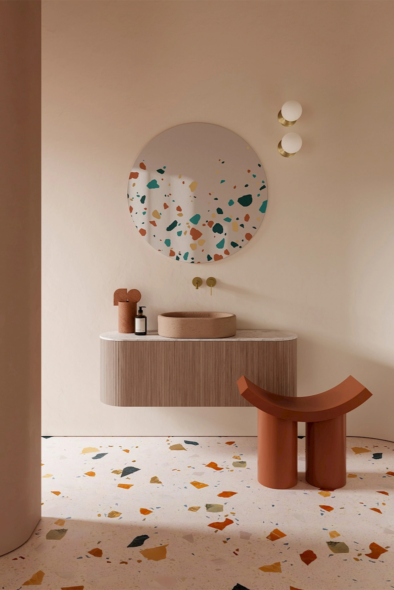 deKnudt Terrazzo Round – Raumansicht 3