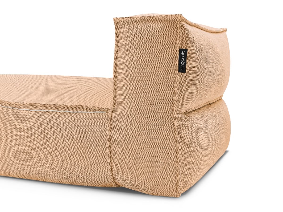 Bobochic Biarritz Méridienne-Modul Melange-Stoff Orange
