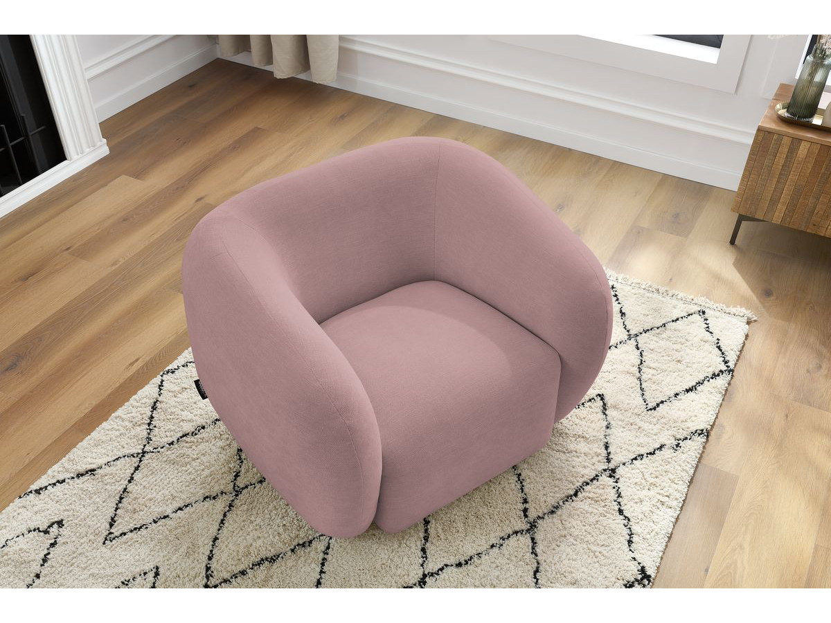 Bobochic Celine Sessel Stoff Rosa