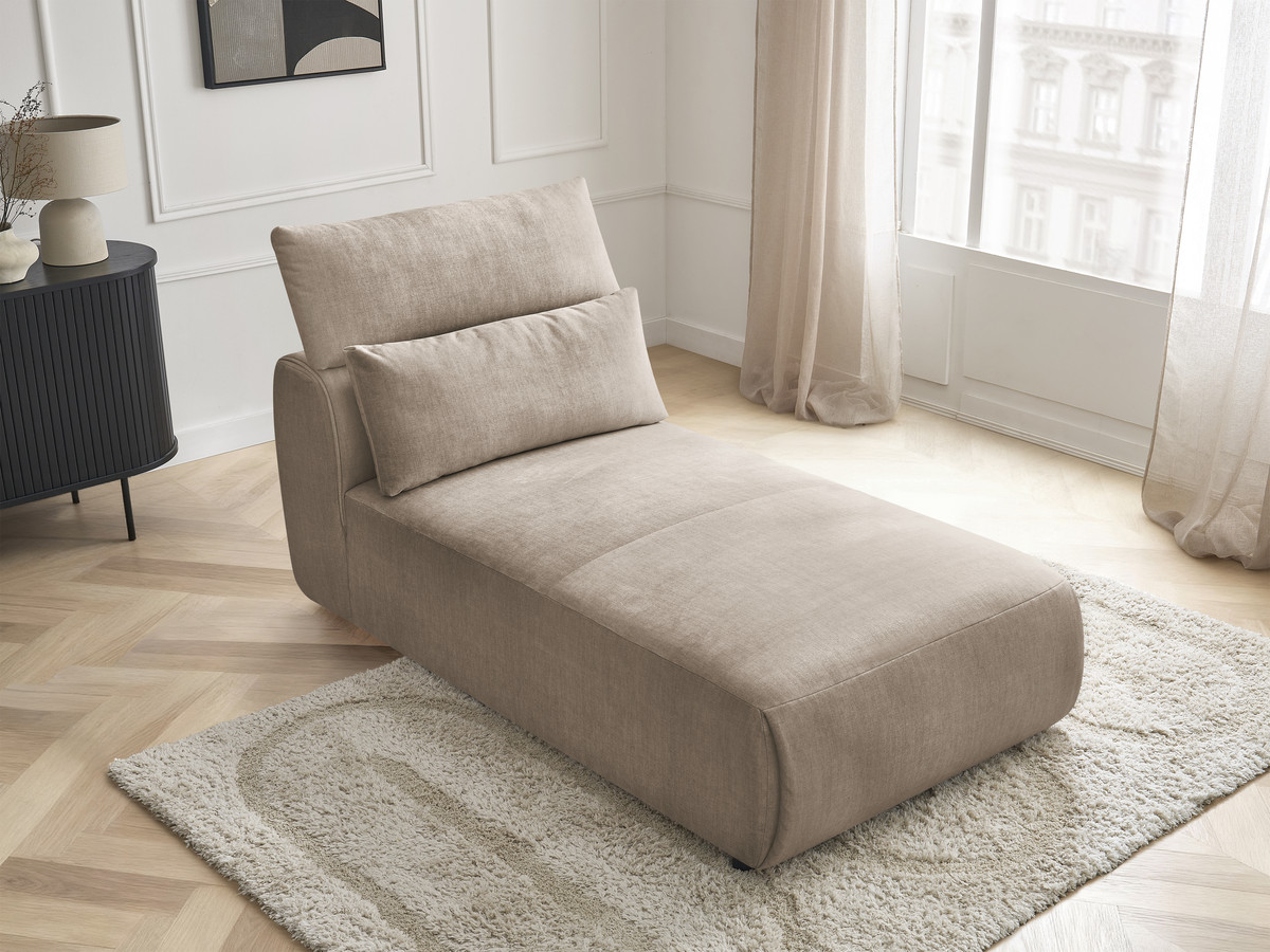 Bobochic Jana Méridienne-Modul Samt Taupe