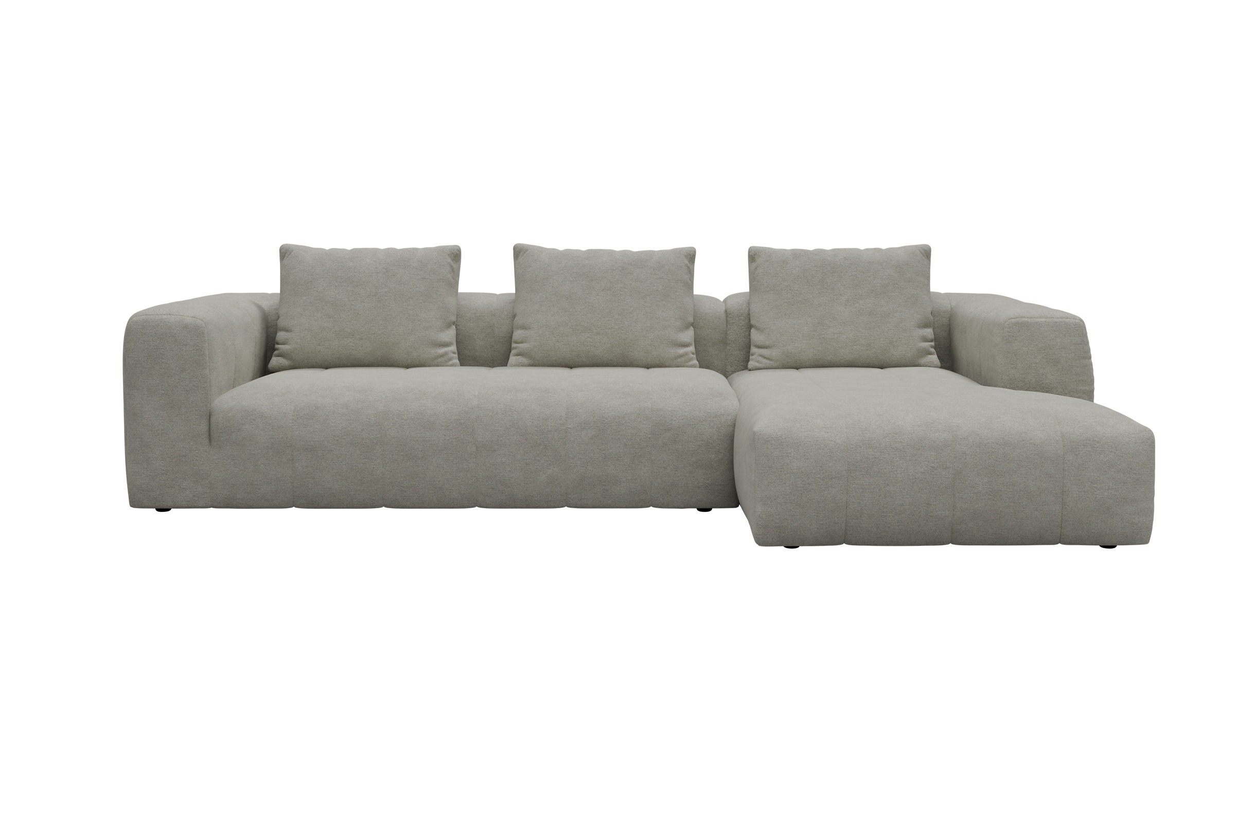 Hugo 2,5-Sitzer Armlehne links mit Chaiselongue Carreno-Moon-Stone-White moebelfaktor