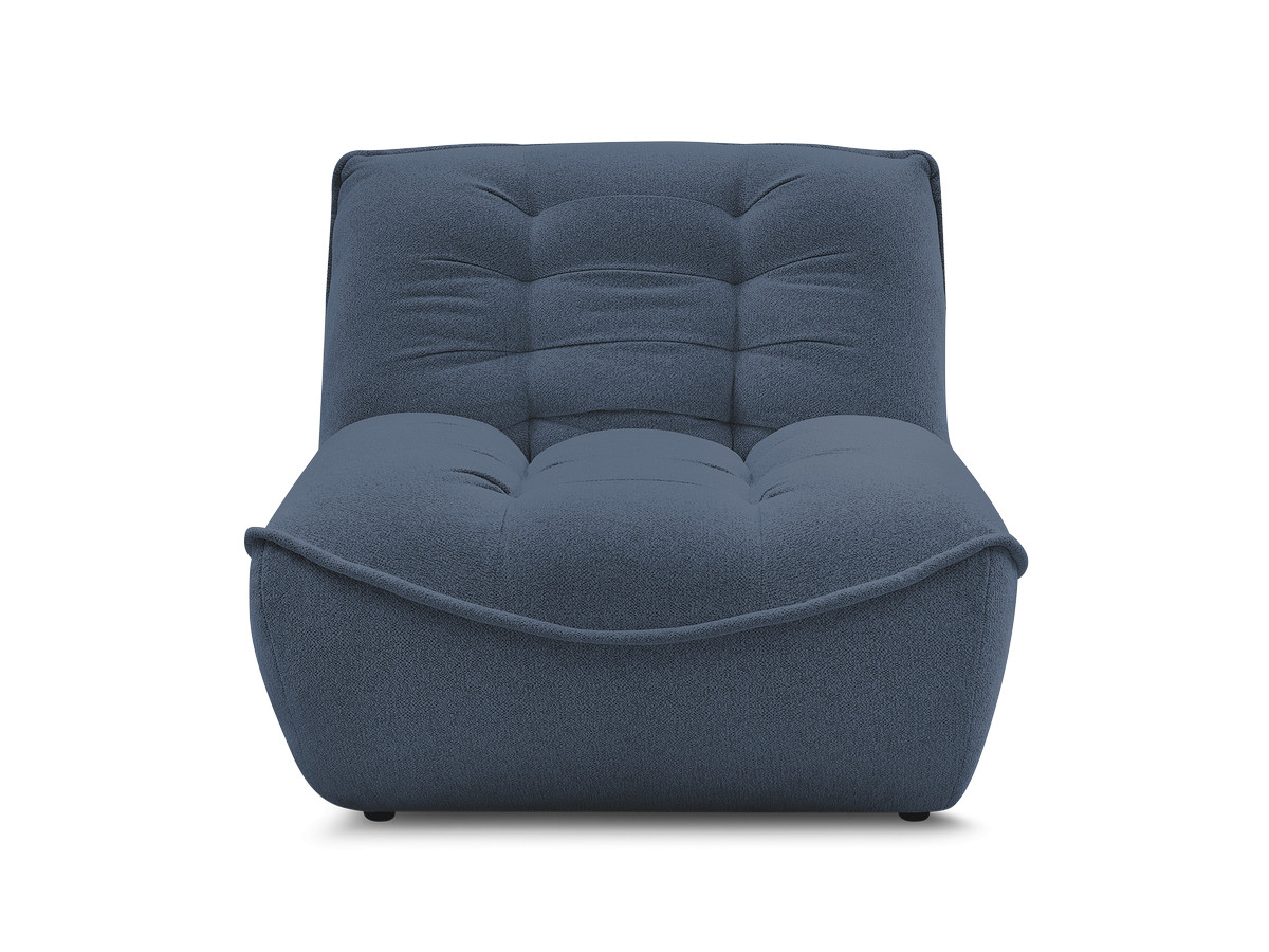 Bobochic Serena Sofamodul 1-Sitzer Melange-Stoff Blau