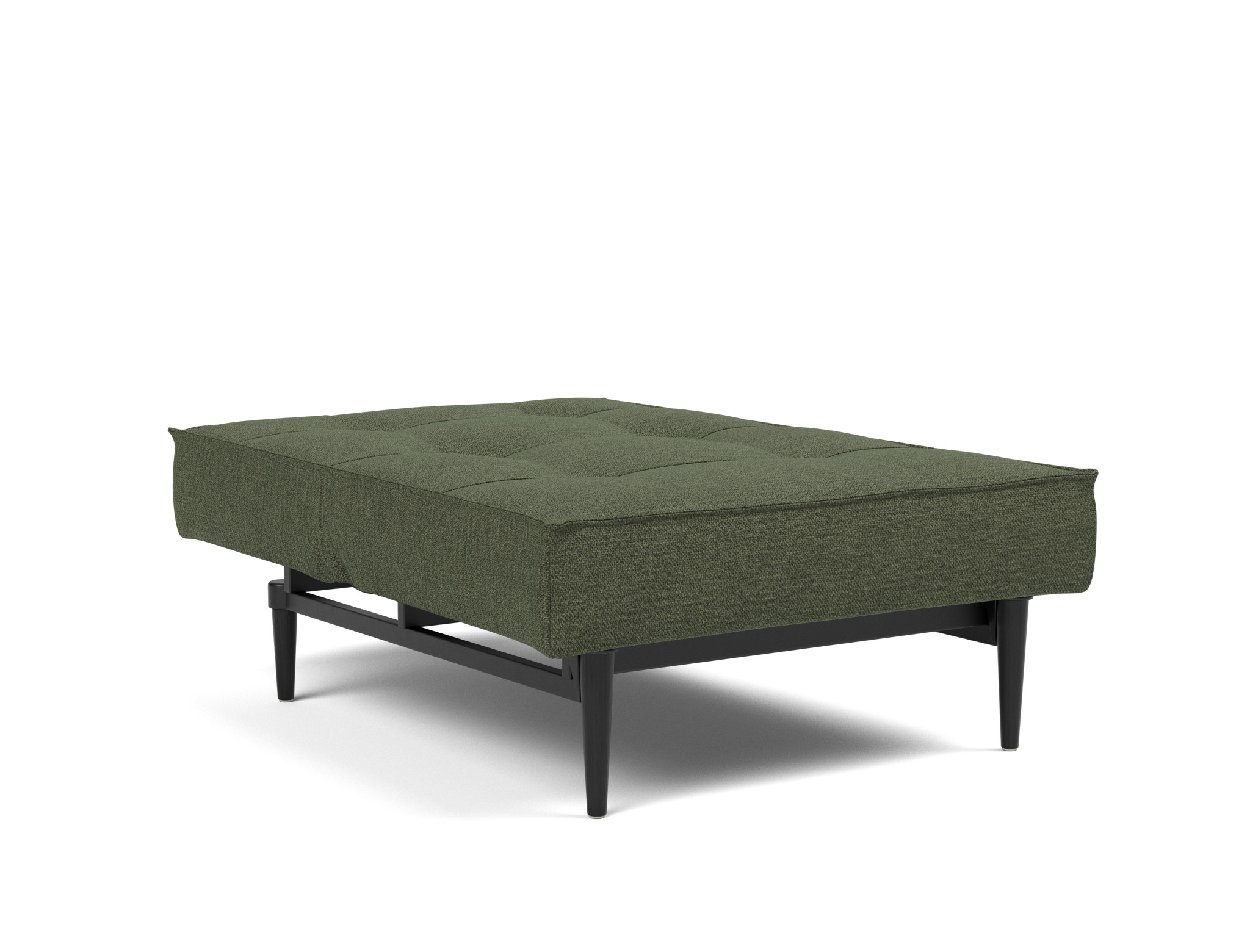 Sessel Splitback Strukturierter Stoff Taura 353-Forest Beine Styletto Eiche schwarz
