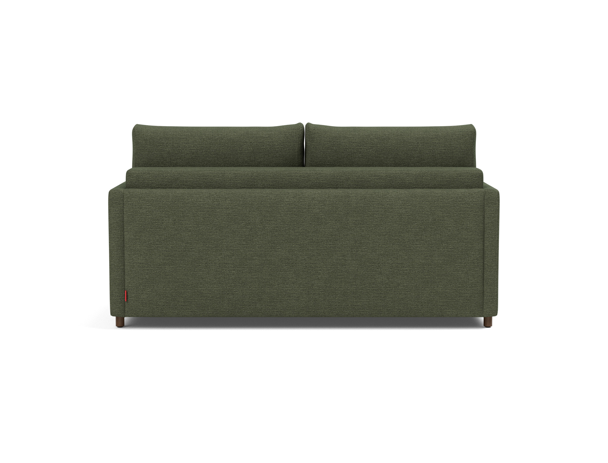 Schlafsofa Neah mit Slim-Armlehnen 160 Strukturierter Stoff Taura 353-Forest