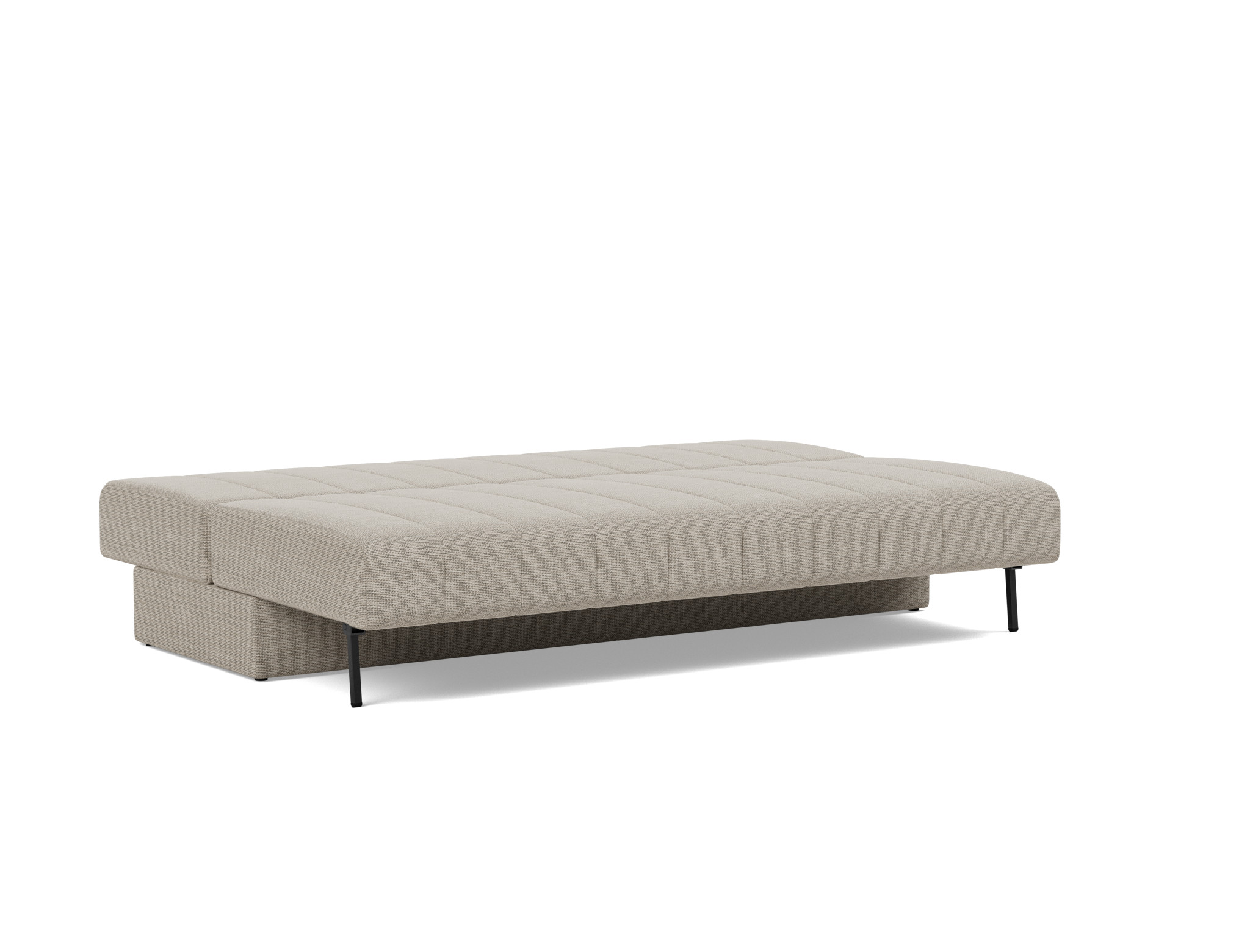 Schlafsofa Akello Strukturierter Stoff Kenya 579-Gravel