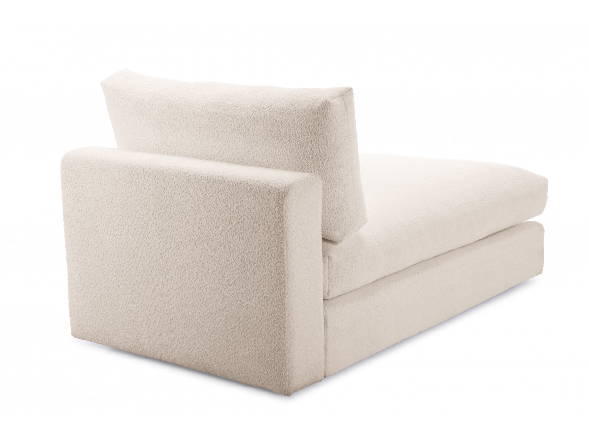 Bobochic Paris Méridienne-Modul Bouclé-Stoff Beige