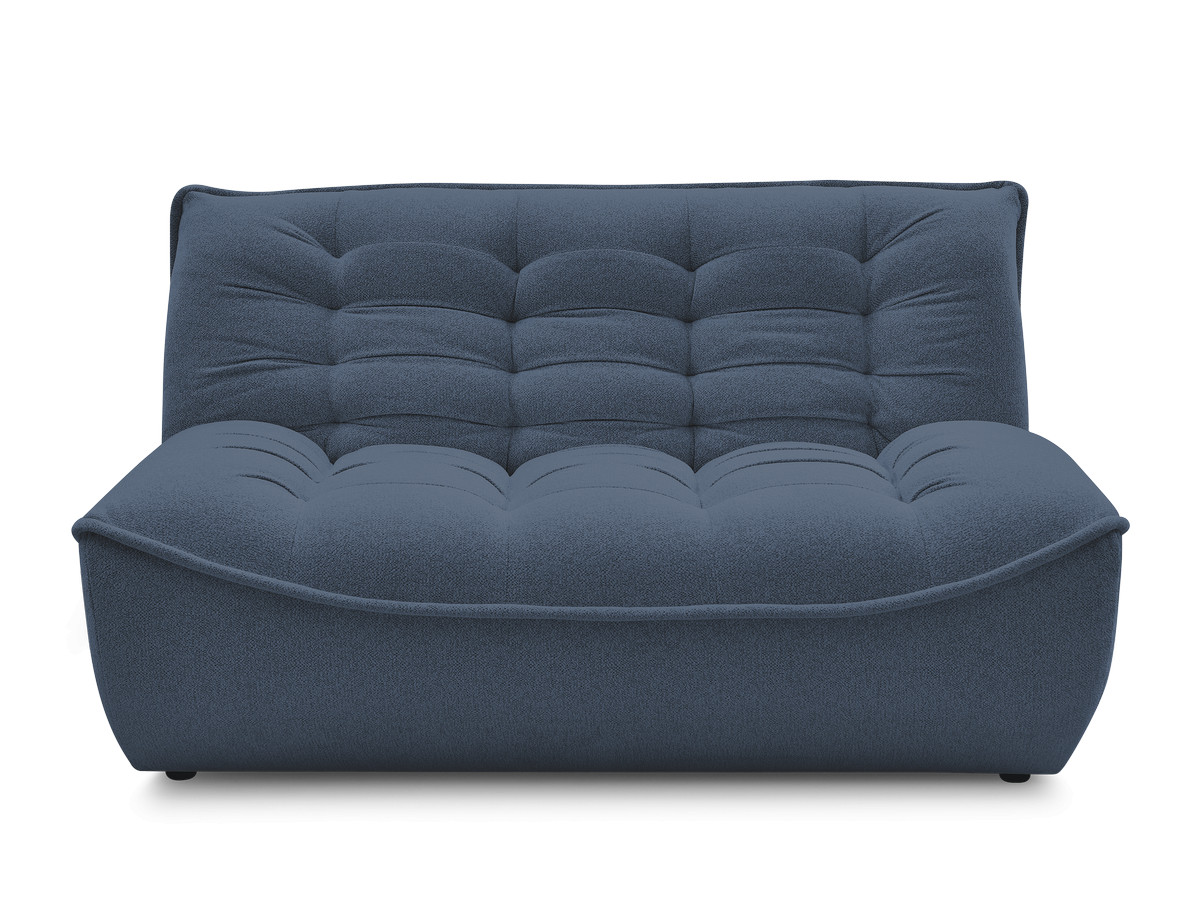 Bobochic Serena Sofamodul 2-Sitzer Melange-Stoff Blau