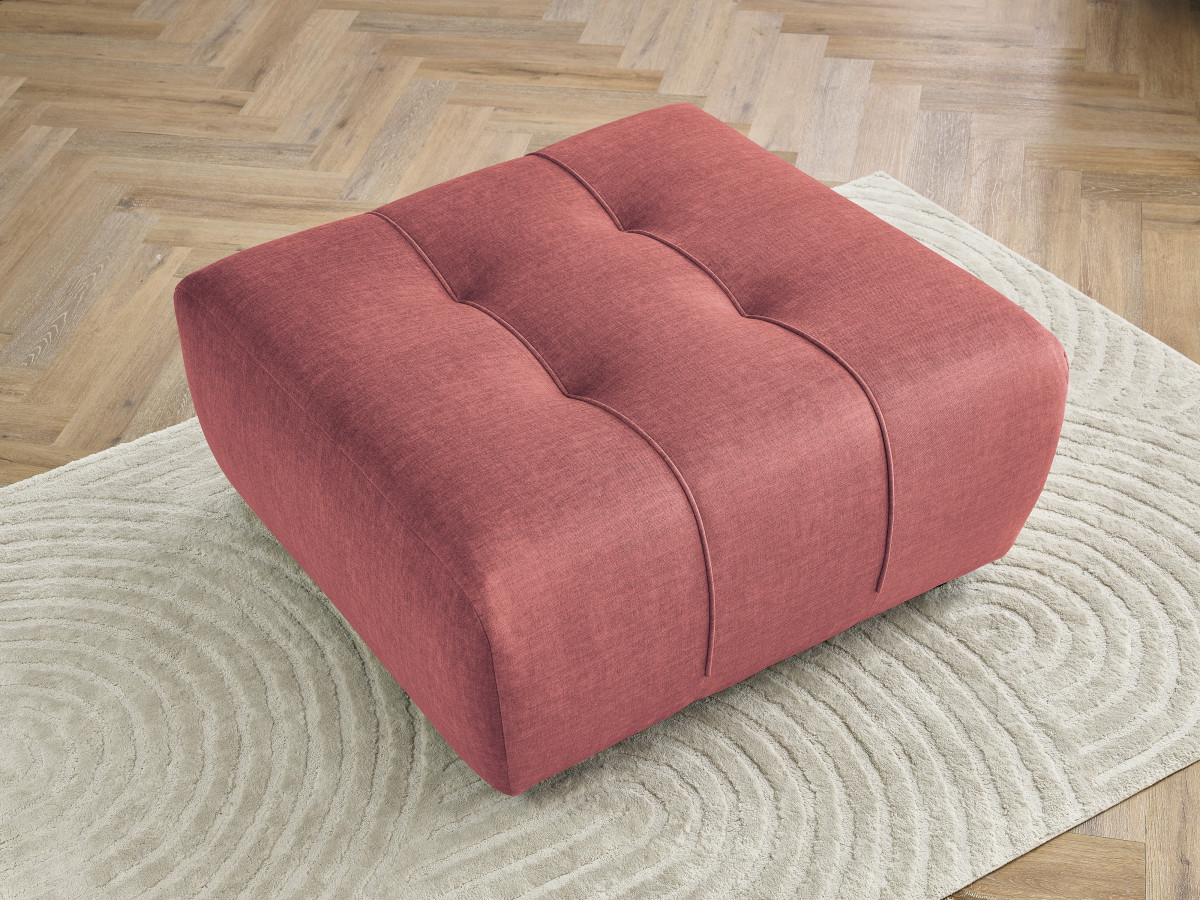 Bobochic Arsene Pouf Samt Orange