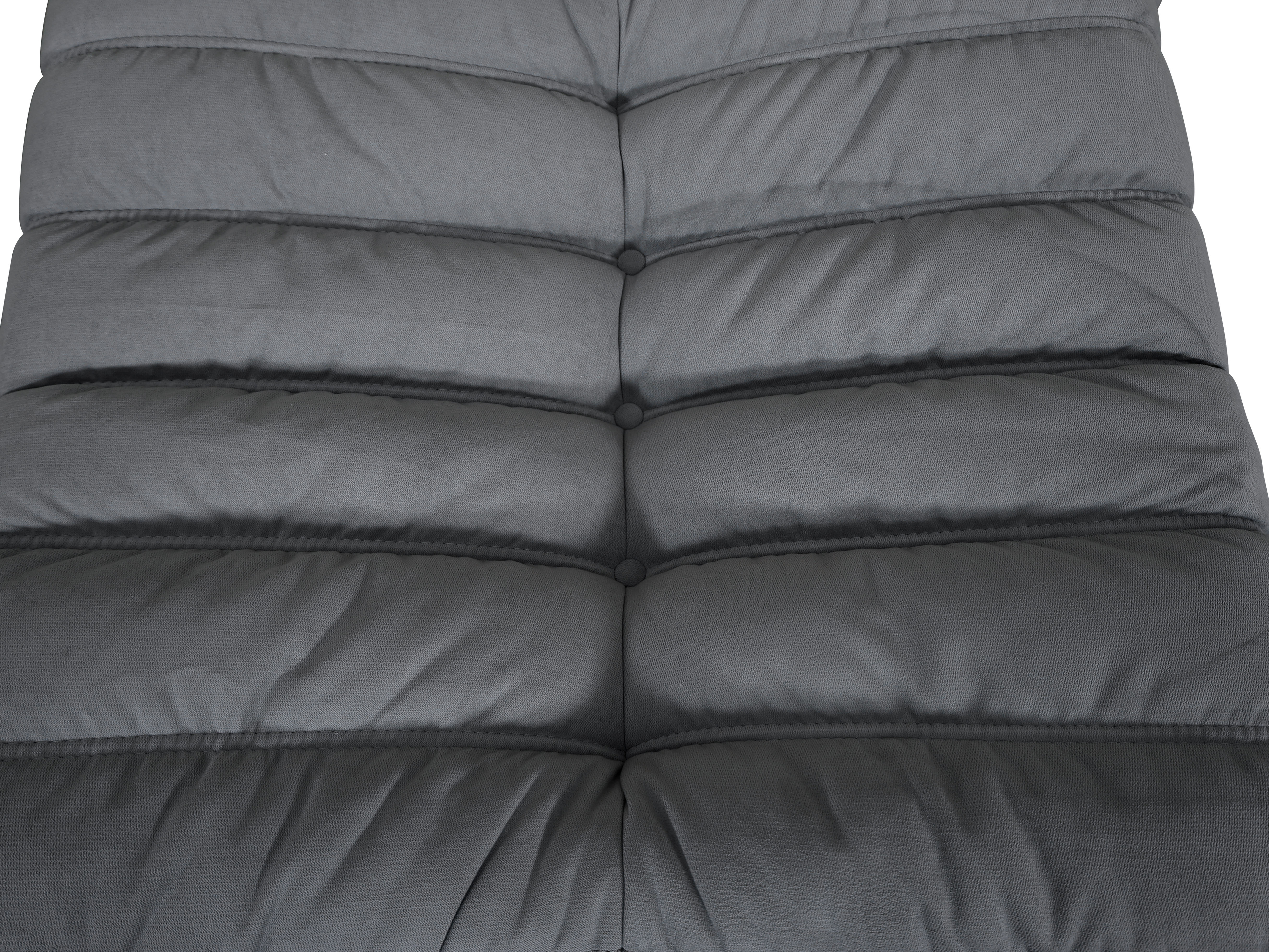 Livin Hill Set Nua: Sessel 87 cm + Fußhocker Stahlgrau