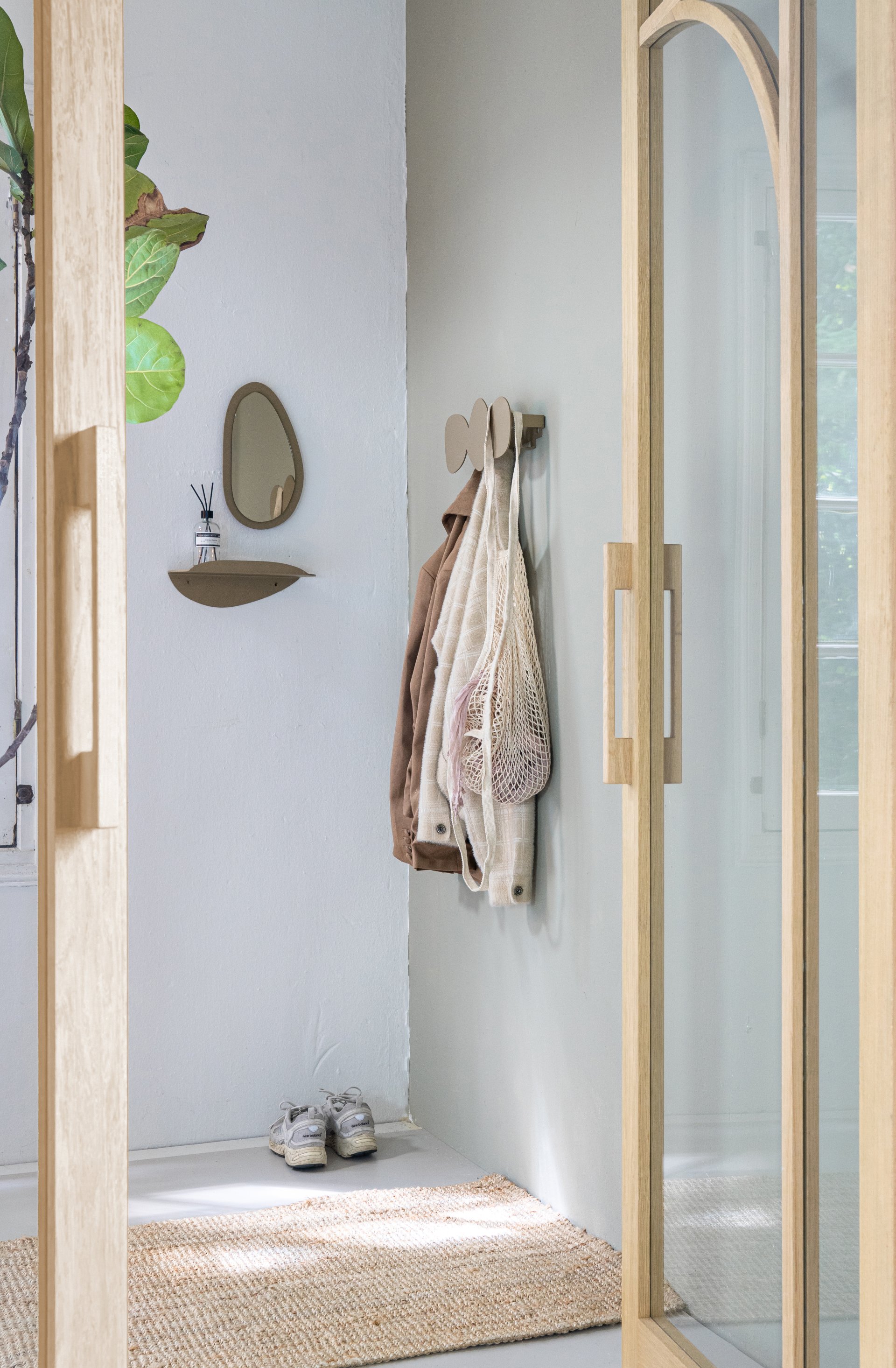 Spinder Design Wandgarderobe Tumulo Small Champagne