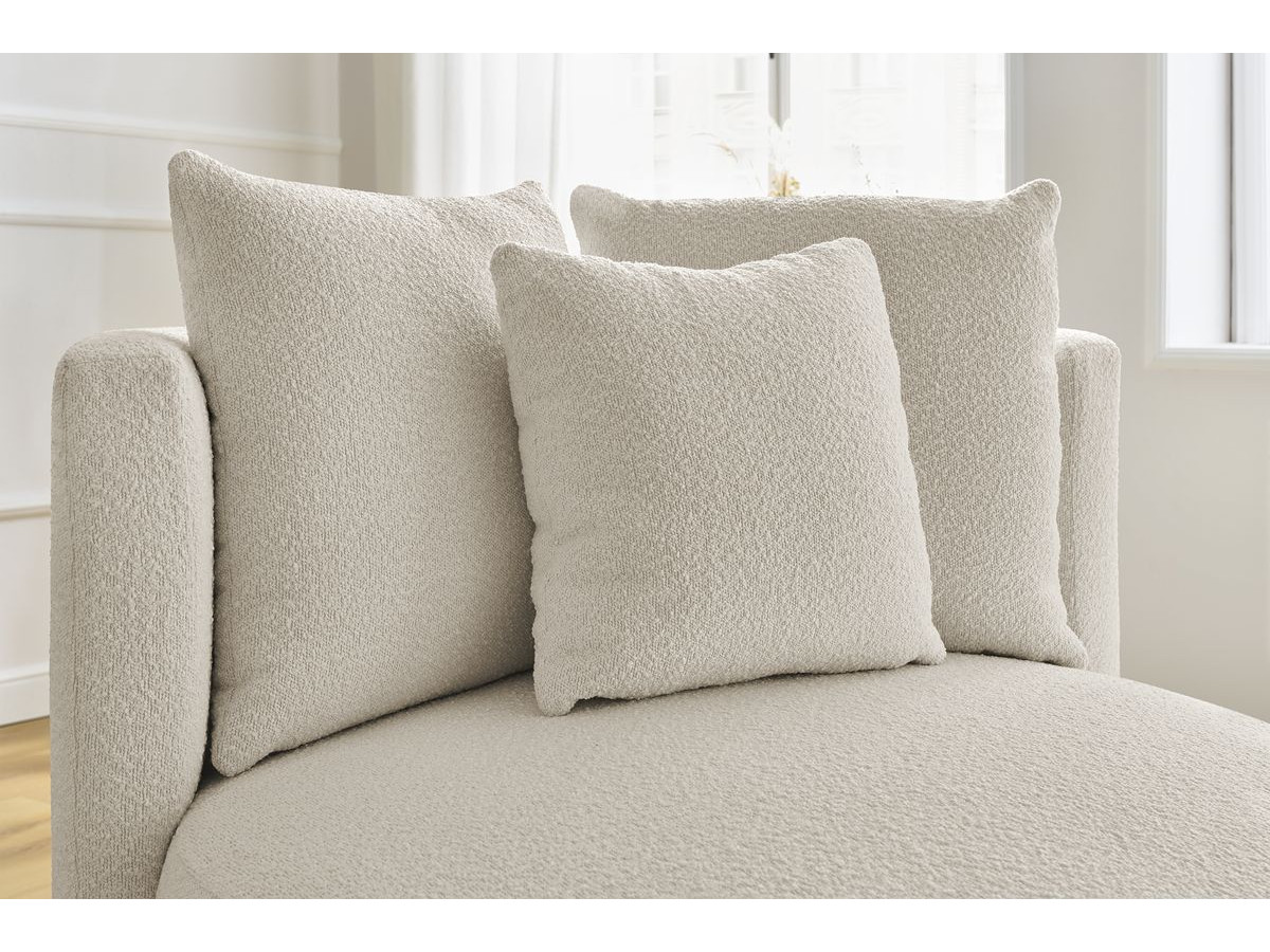 Bobochic Cesar Sessel Bouclé-Stoff Beige