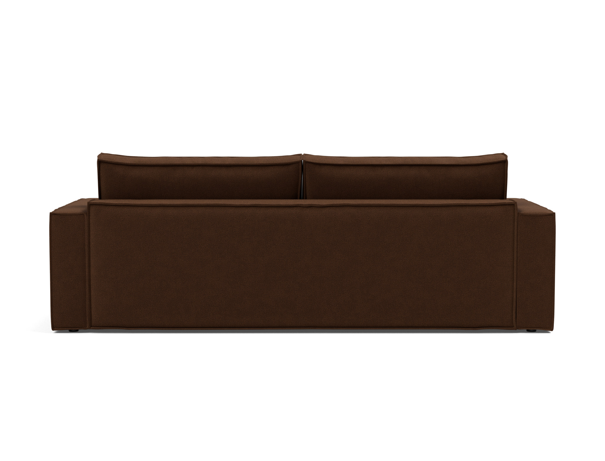 Schlafsofa Newilla Strukturierter Stoff Taura 359-Cappuccino