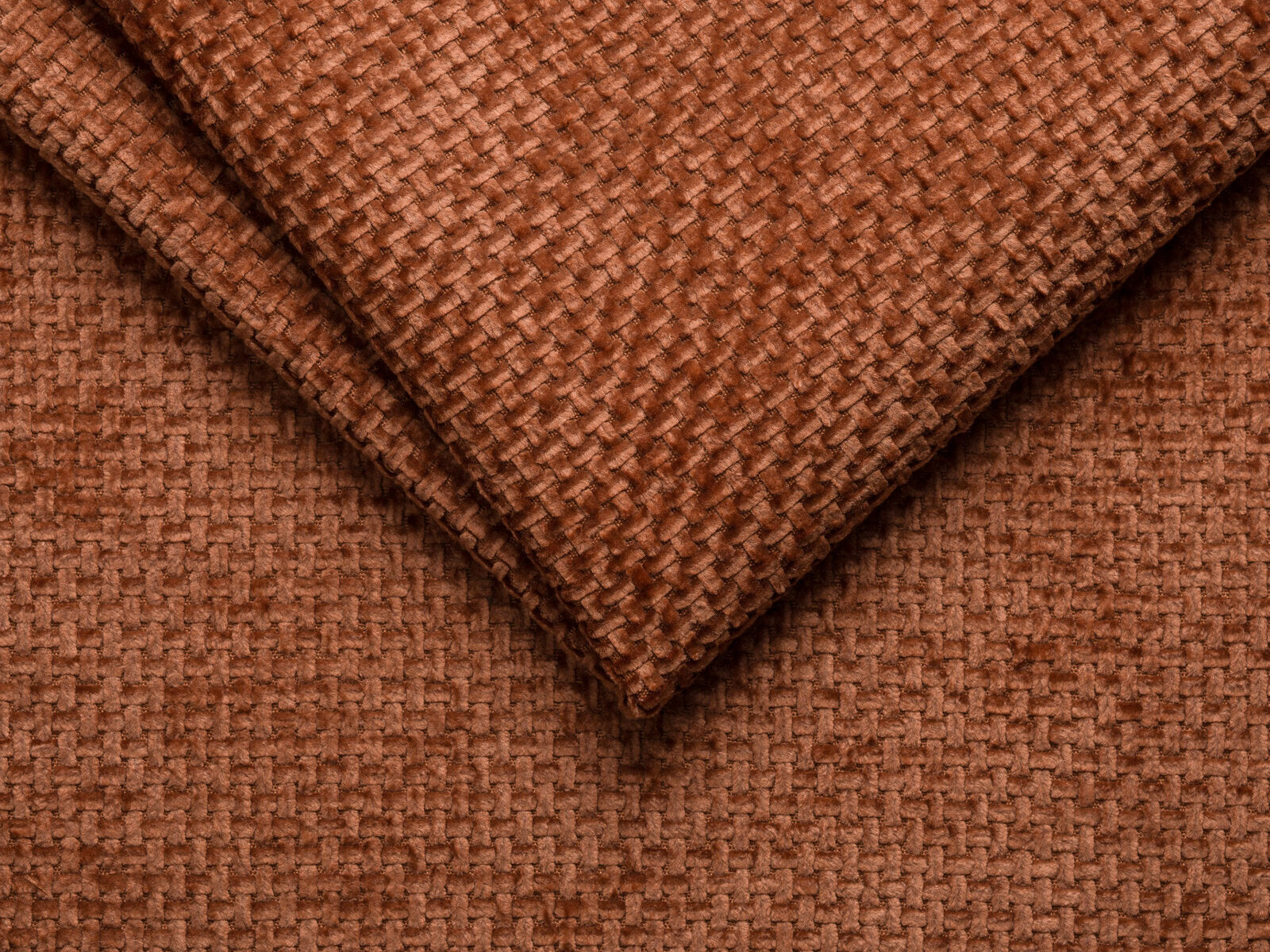 Micadoni Sofa Lupine 3-Sitzer Chenille Eden Ziegel