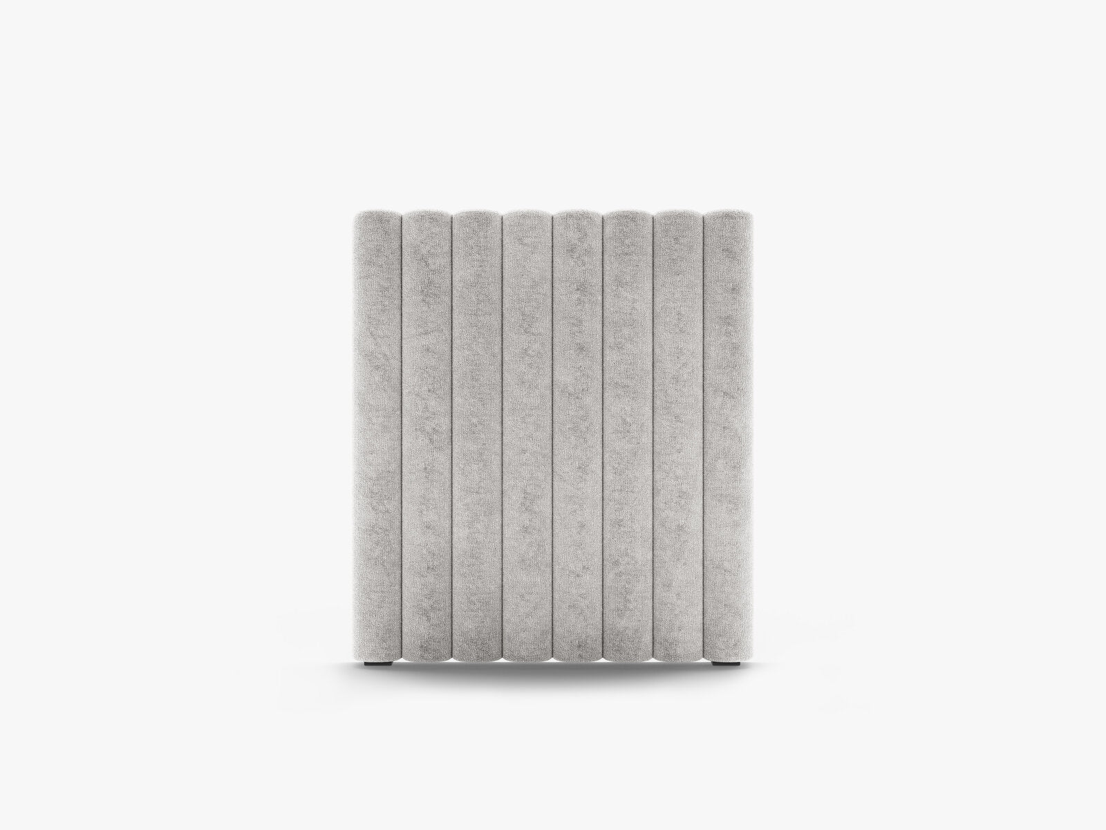 Micadoni Mistero Samtiger Kopfteil 80 cm Chenille Perfect Harmony Hellgrau 80x95