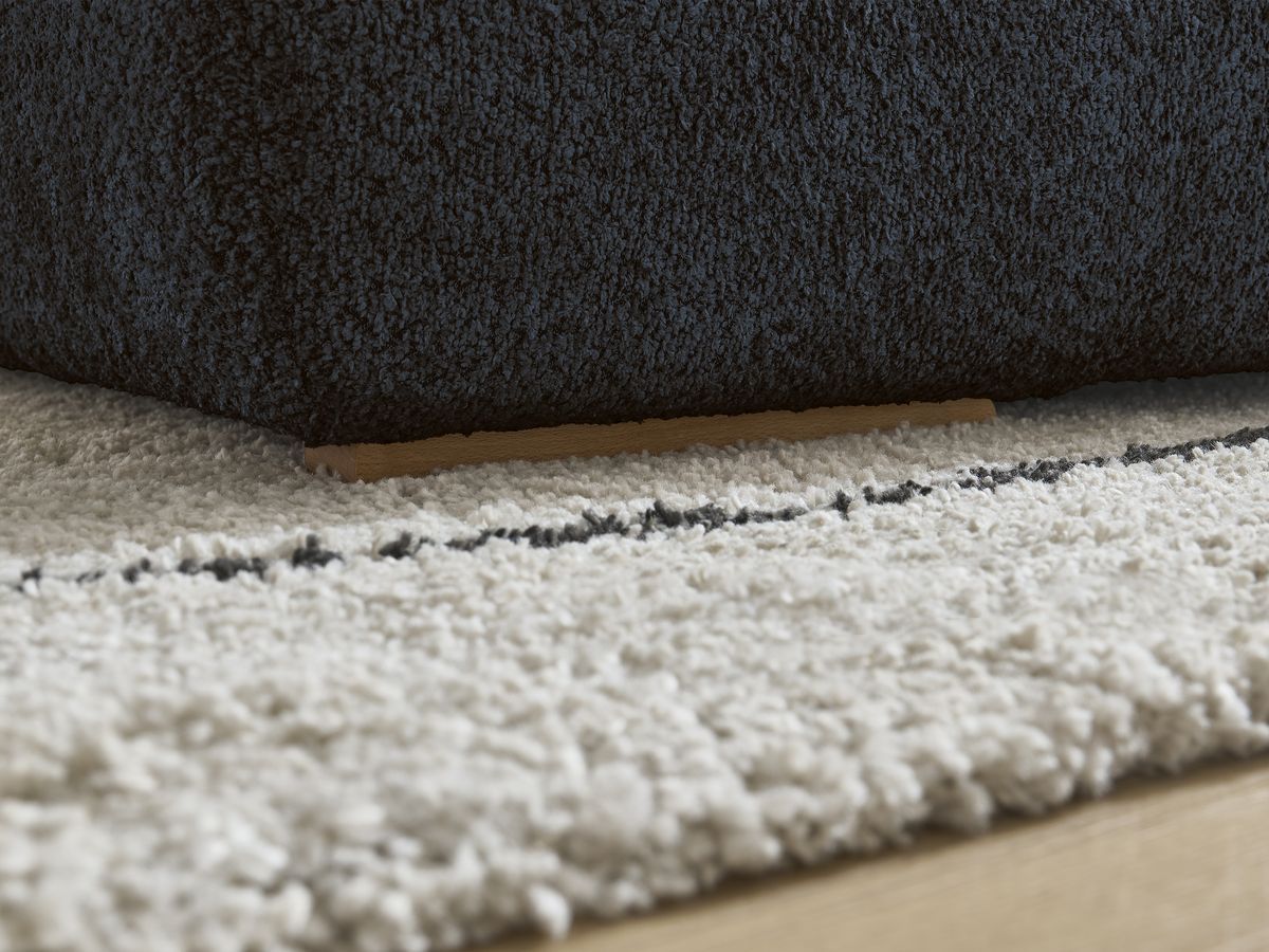 Bobochic Anakin Pouf Bouclé-Stoff Dunkelblau