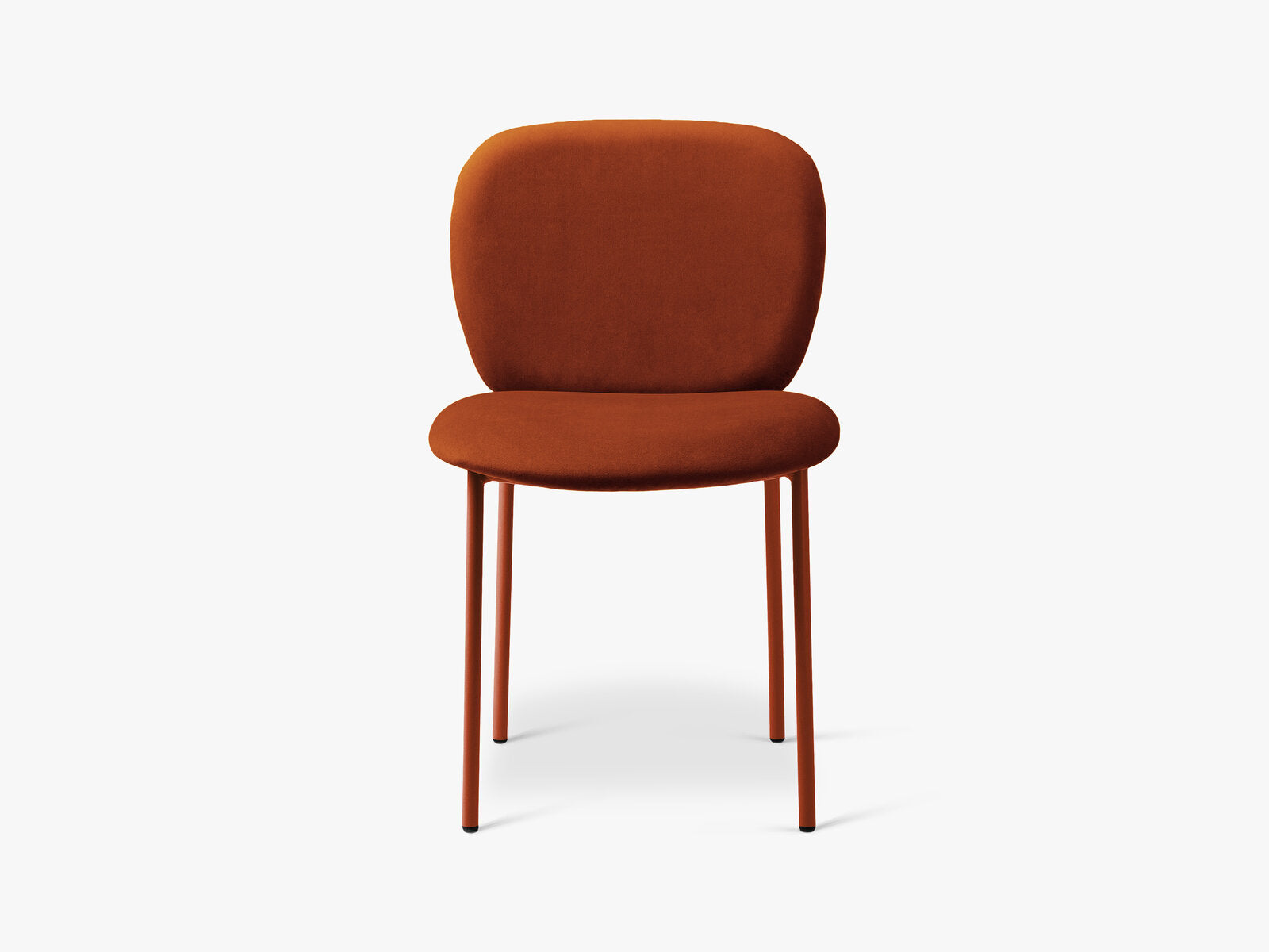 Micadoni Stuhl Caroline Samt Magic Velvet Kastanienbraun Rot