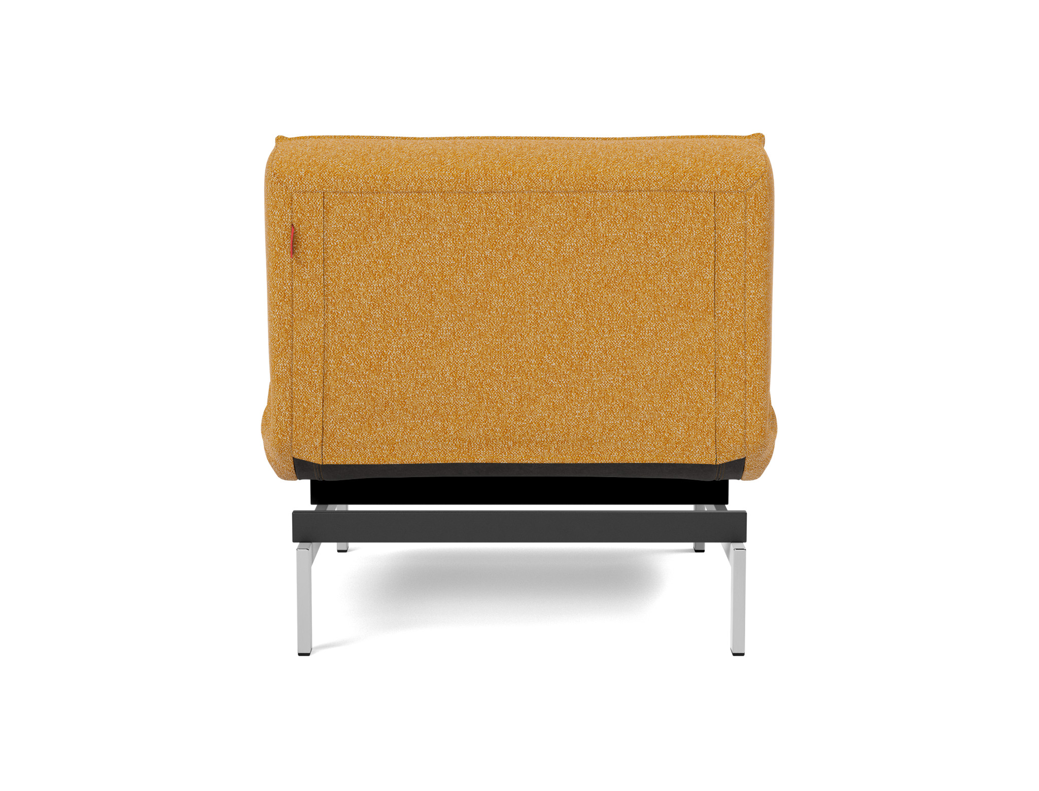 Sessel Splitback Boucle Skandi 536-Ochre Beine Chrom