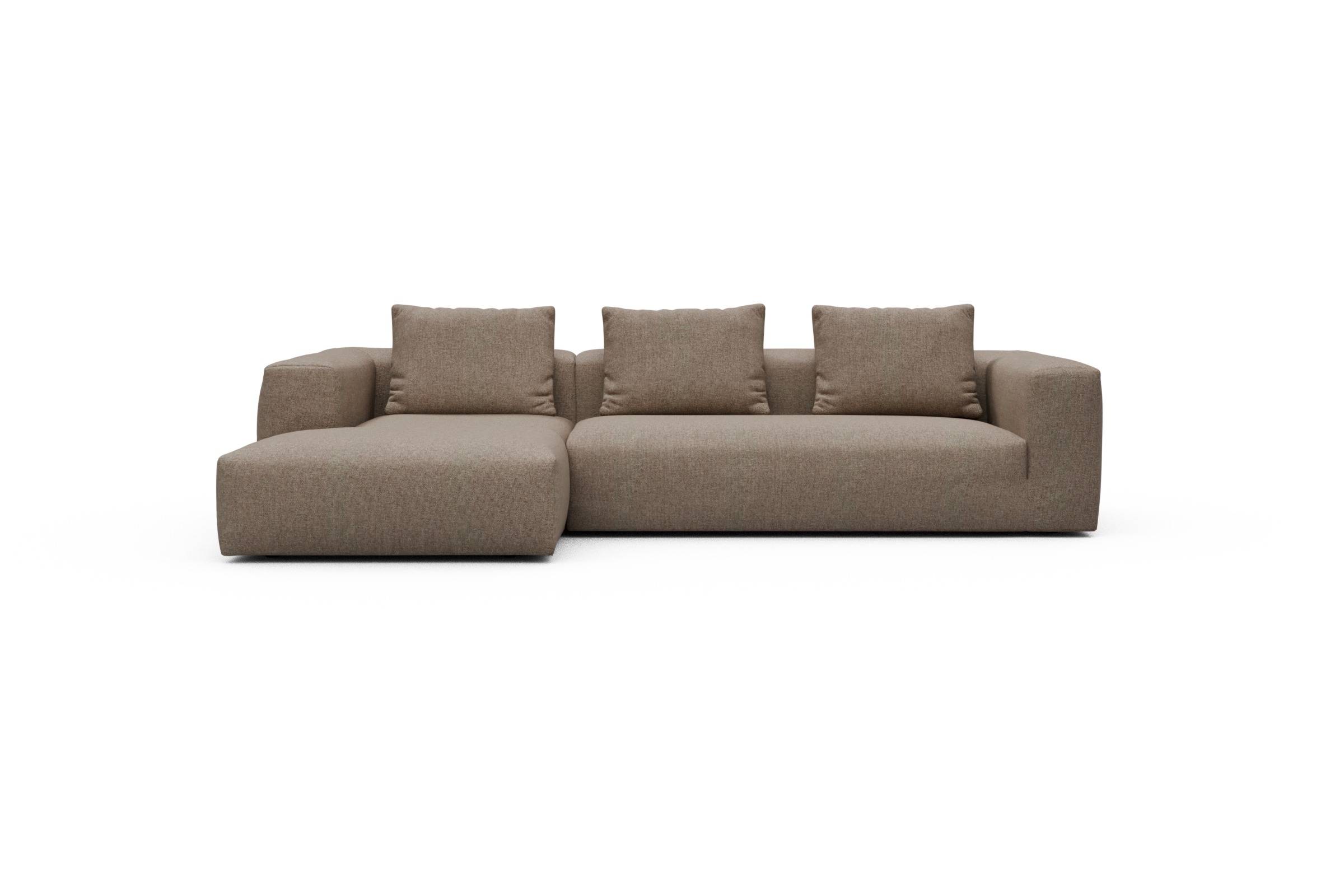 Skandi Home Ecksofa Fred Chaiselongue links mit 2,5-Sitzer Sama-Antelope moebelfaktor