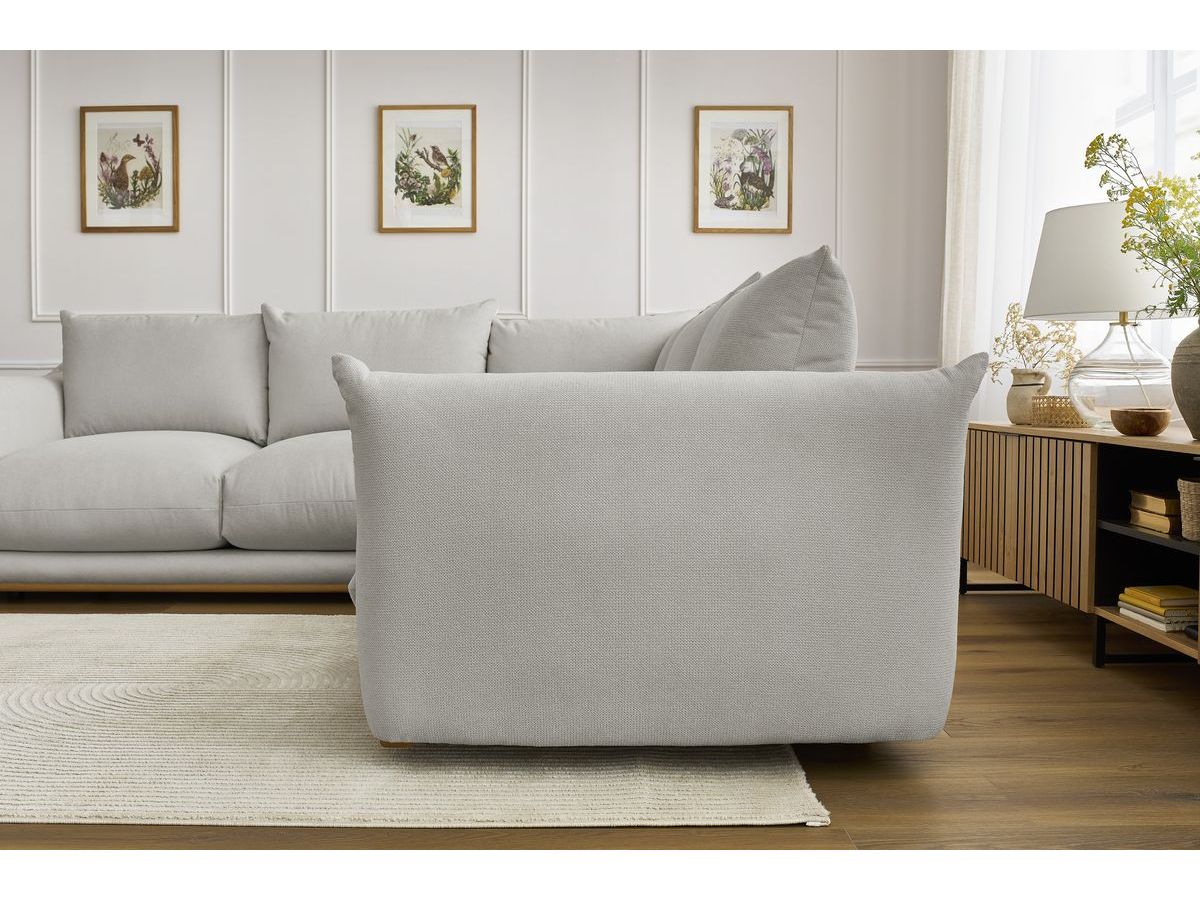 Bobochic Ernest Ecksofa Stoff Hellgrau