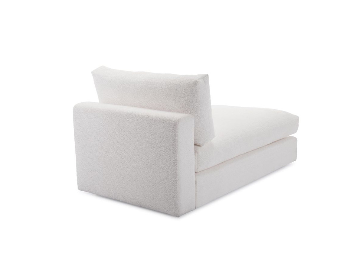 Bobochic Paris Méridienne-Modul Bouclé-Stoff Weiß